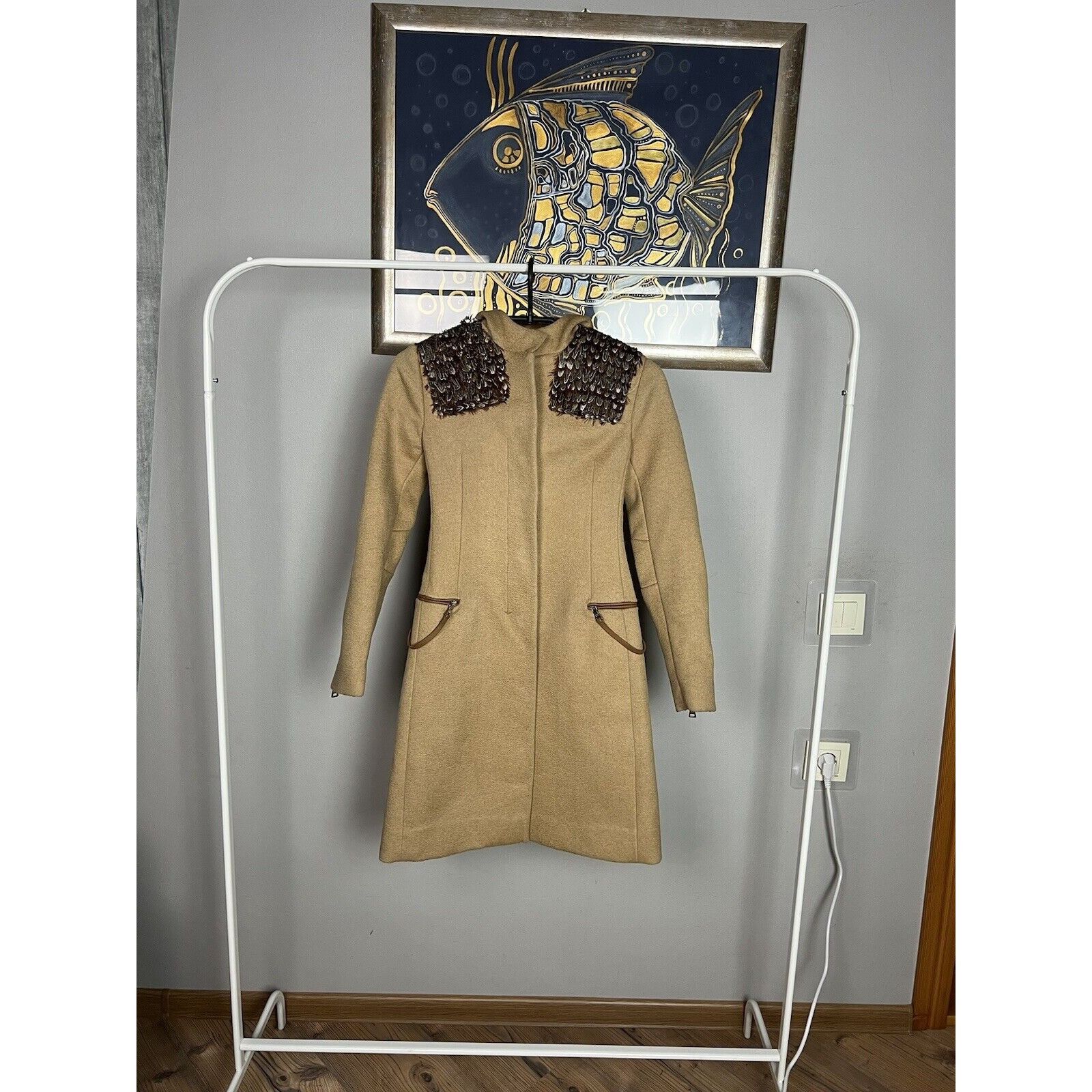 Prada RARE! Prada Beige Camelwool Hooded Coat Size 38 Size XS / US 0-2 / IT 36-38 - 3 Thumbnail