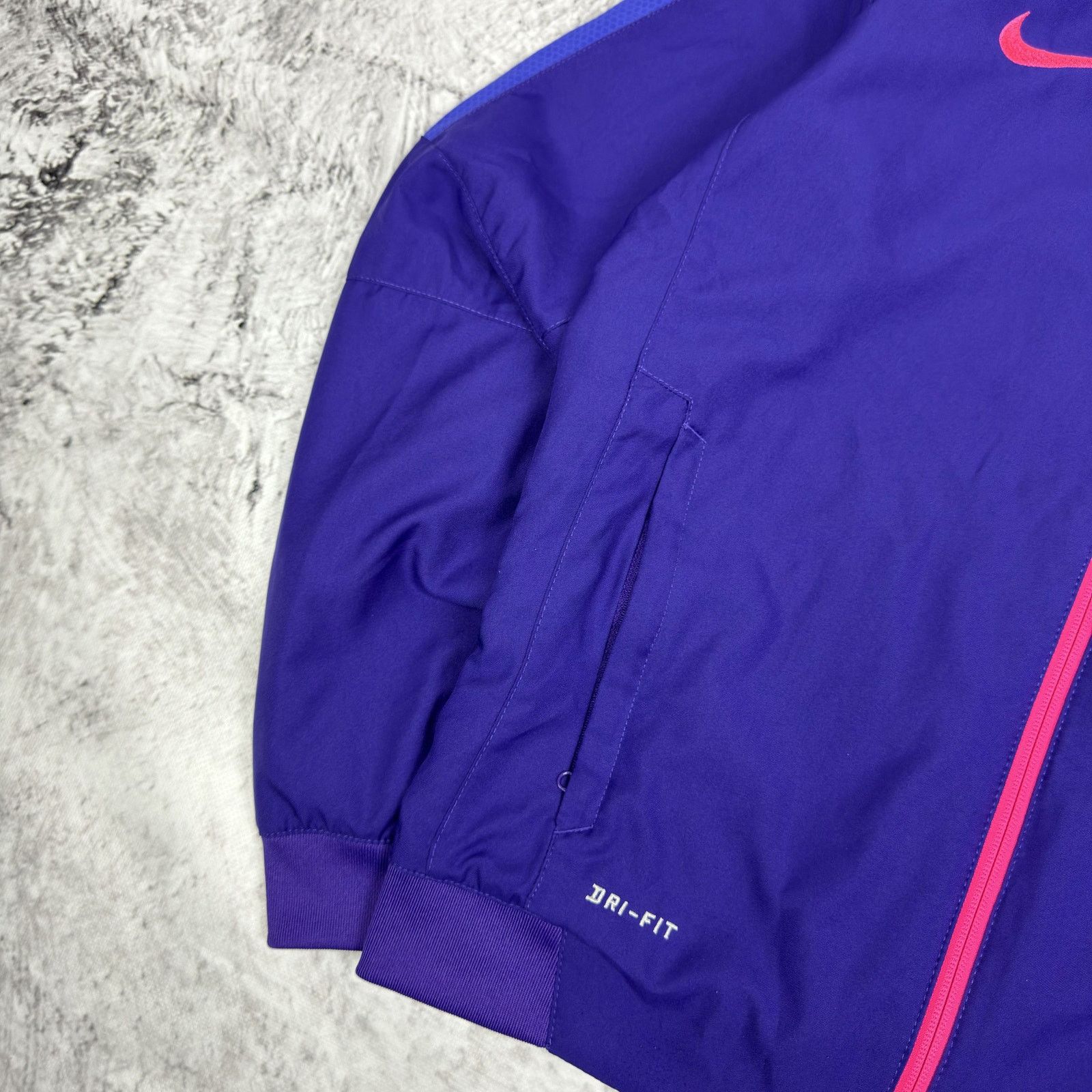 Nike Nike Dri-Fit Men FC Barcelona Football Full Zip Track Jacket Size US M / EU 48-50 / 2 - 5 Thumbnail