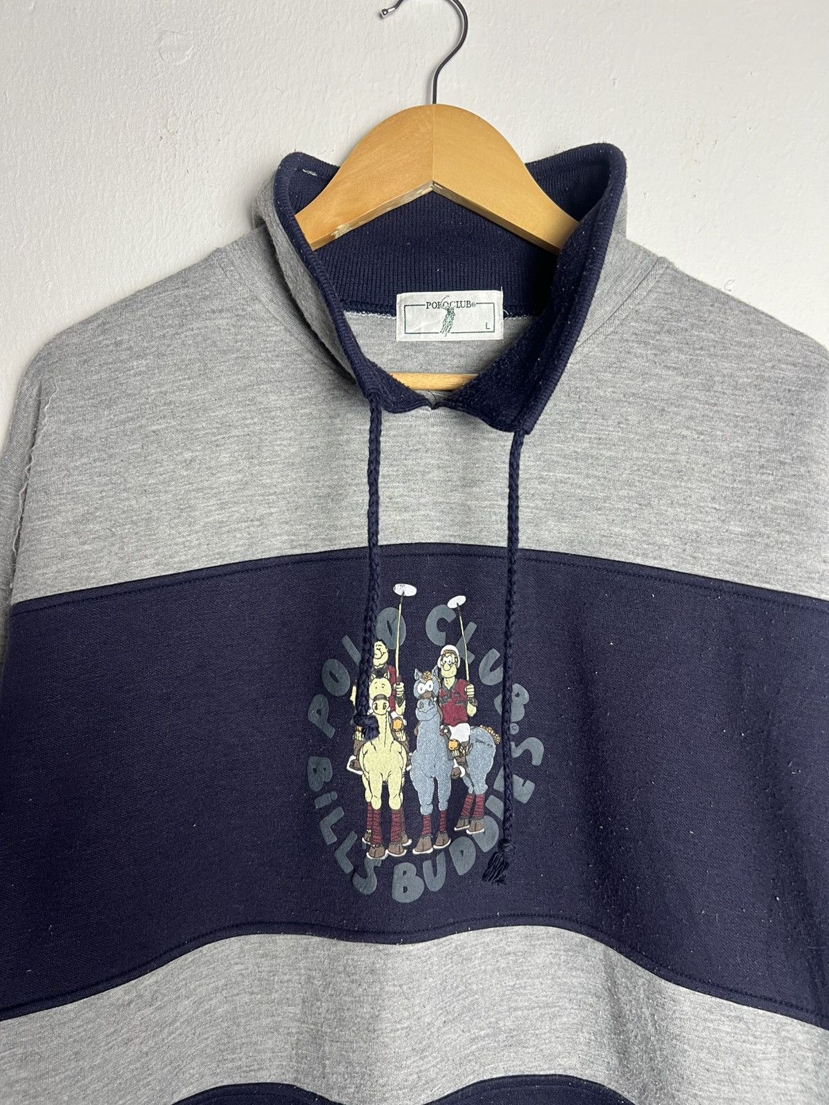 Polo Ralph Lauren Polo Club Bill Buddies Striped Sweatshirt Size US L / EU 52-54 / 3 - 5 Thumbnail