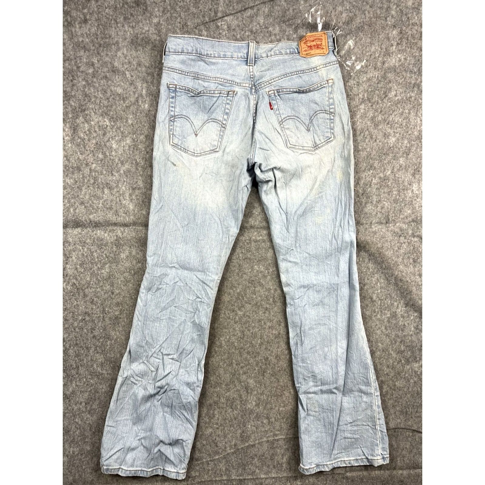 Levi's VINTAGE Levi's 515 Jeans Women's Regular Bootcut Light Wash 29 in Inseam Size 8 Blue Denim Stretch Flare Size 30" / US 8 / IT 44 - 4 Thumbnail