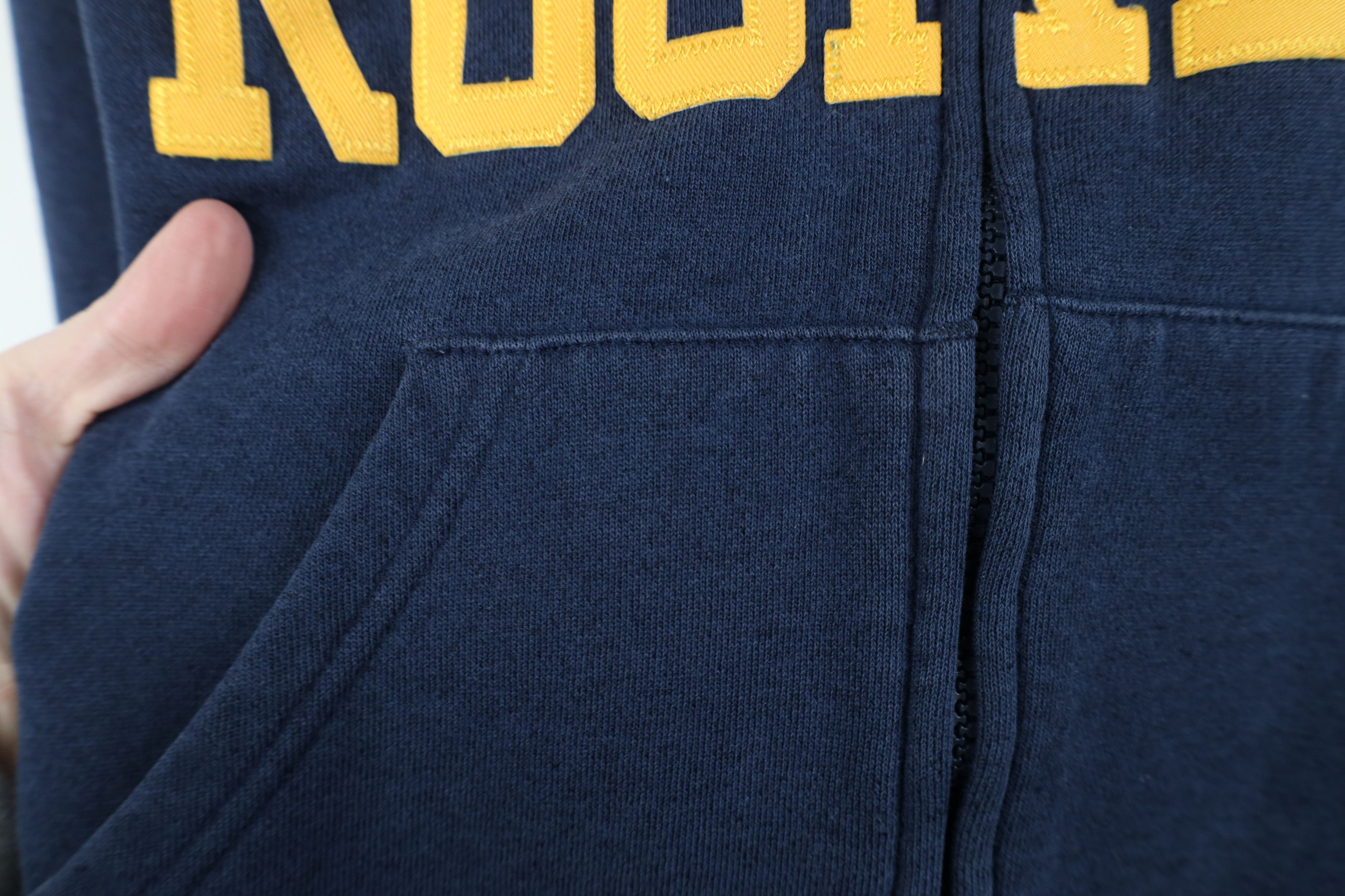 Vintage Vintage 90s Spell University of Toledo Full Zip Hoodie Blue Size S / US 4 / IT 40 - 6 Thumbnail