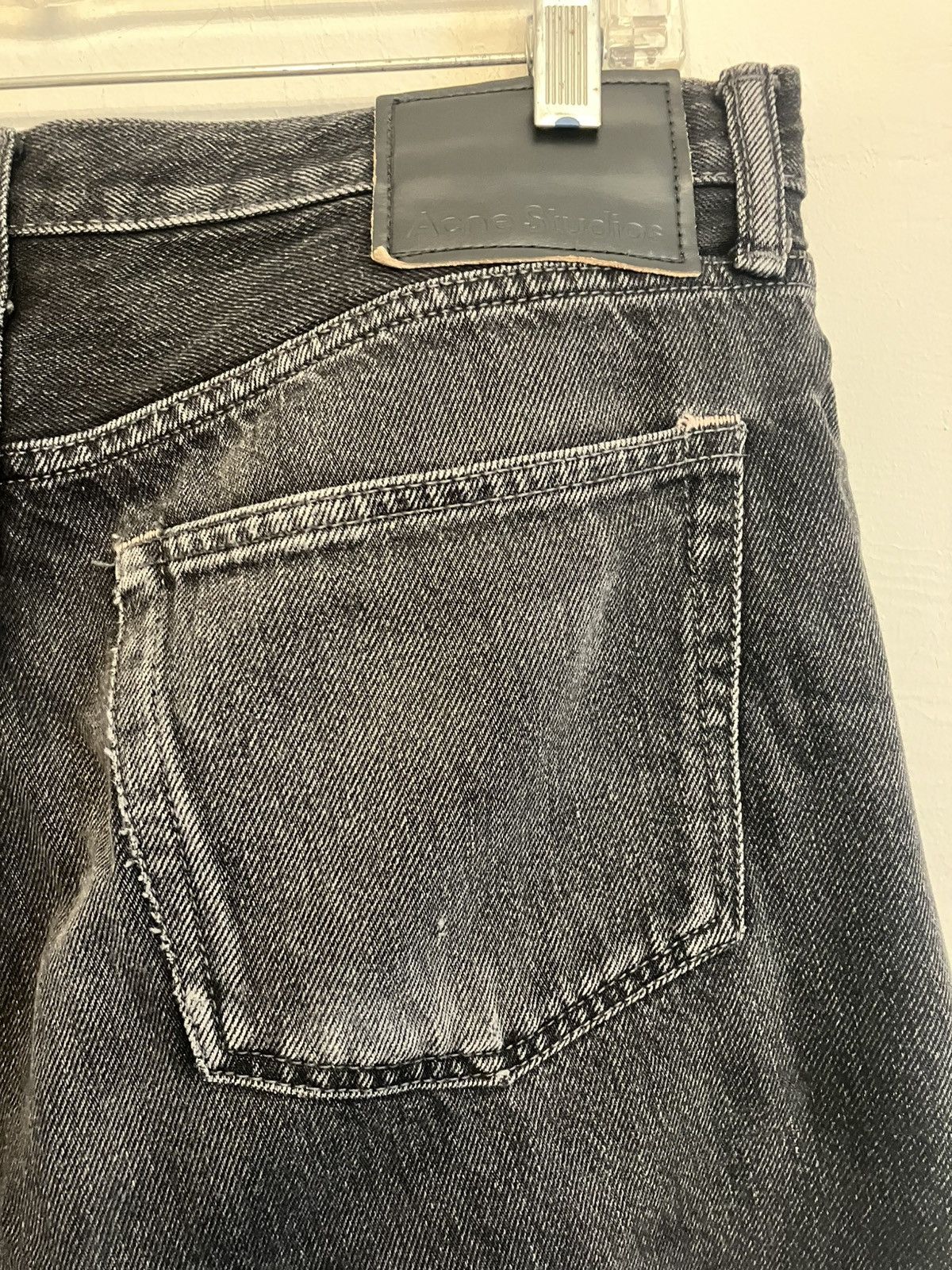 Acne Studios Acne Studios 1996 Vintage Black Regular Fit Jeans (SS22) Size US 34 / EU 50 - 11 Thumbnail