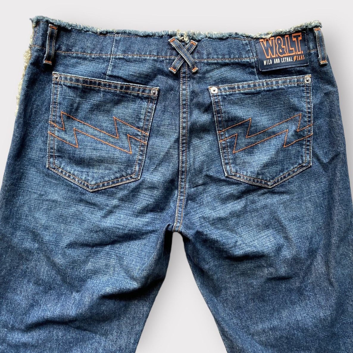 W&LT × Walter Van Beirendonck Vintage W&LT Reconstructed Jeans Size 29" - 5 Thumbnail