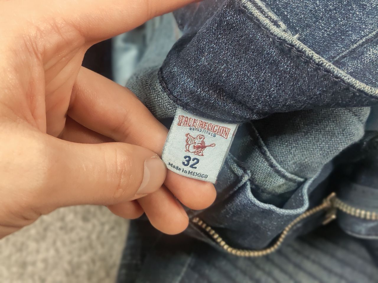 True Religion True Religion moto jeans Faded denim Logo Vintage LGB Y2K Size US 32 / EU 48 - 15 Thumbnail