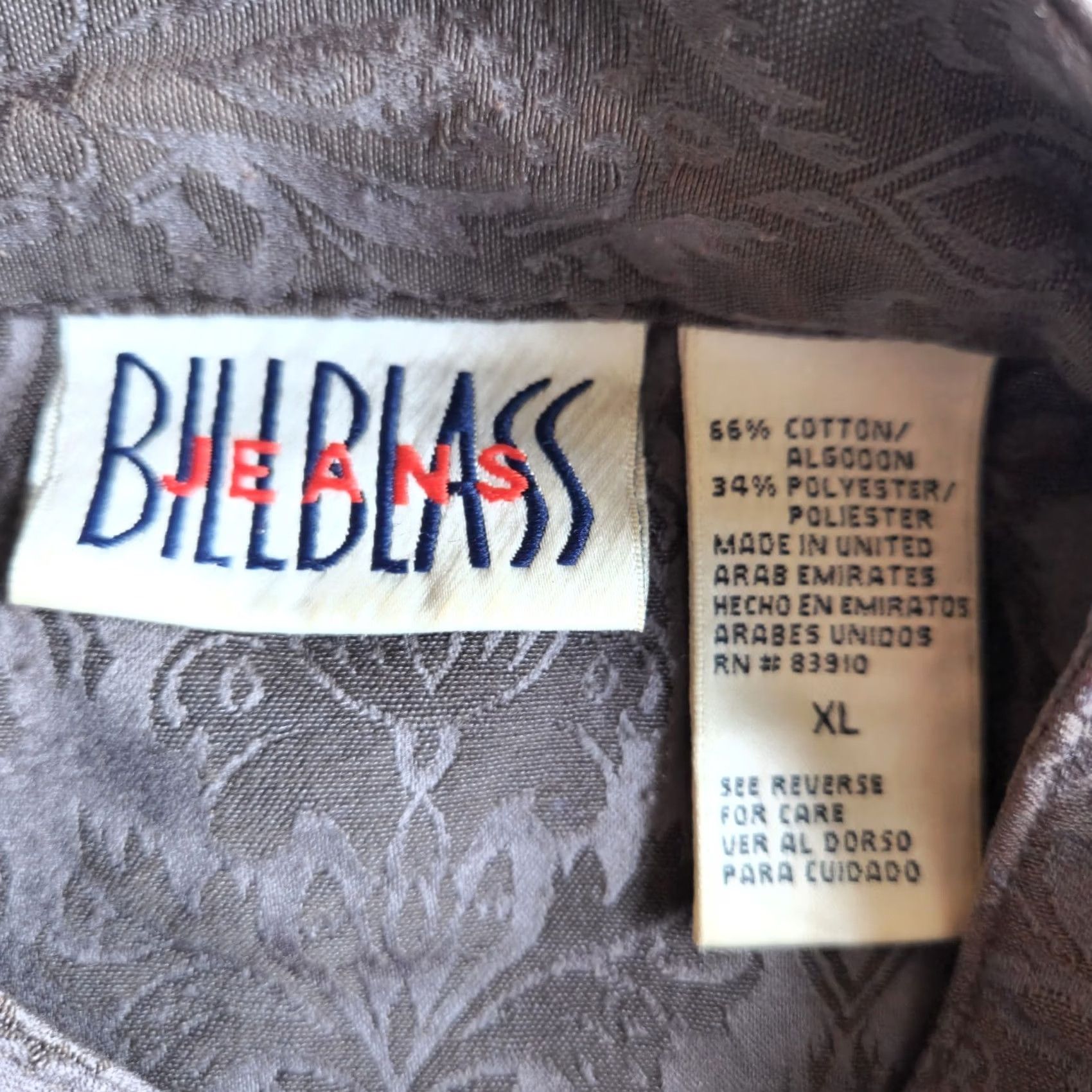 Bill Blass Bill Blass Purple Shacket XL Denim Jacket Size XL / US 12-14 / IT 48-50 - 4 Thumbnail