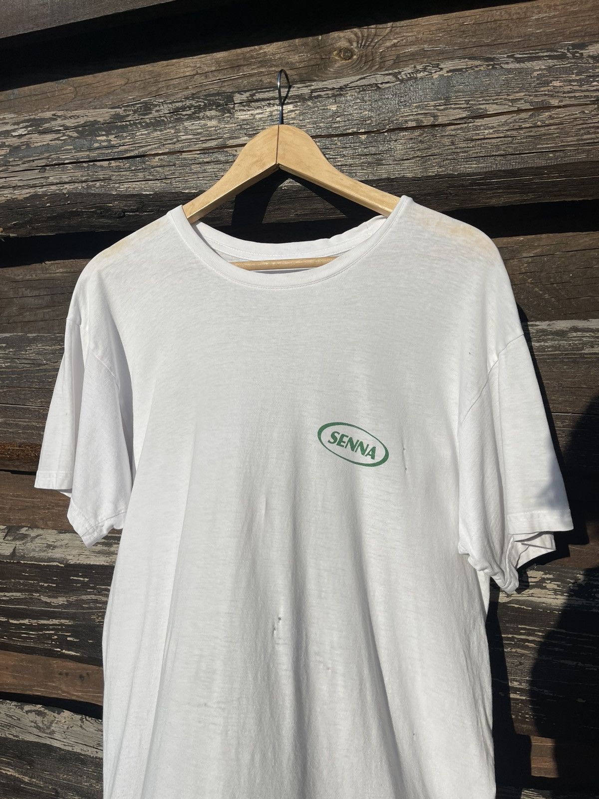 Formula 1 90’s Senna Vintage Formula 1 racing tee distressed Size US XL / EU 56 / 4 - 11 Thumbnail