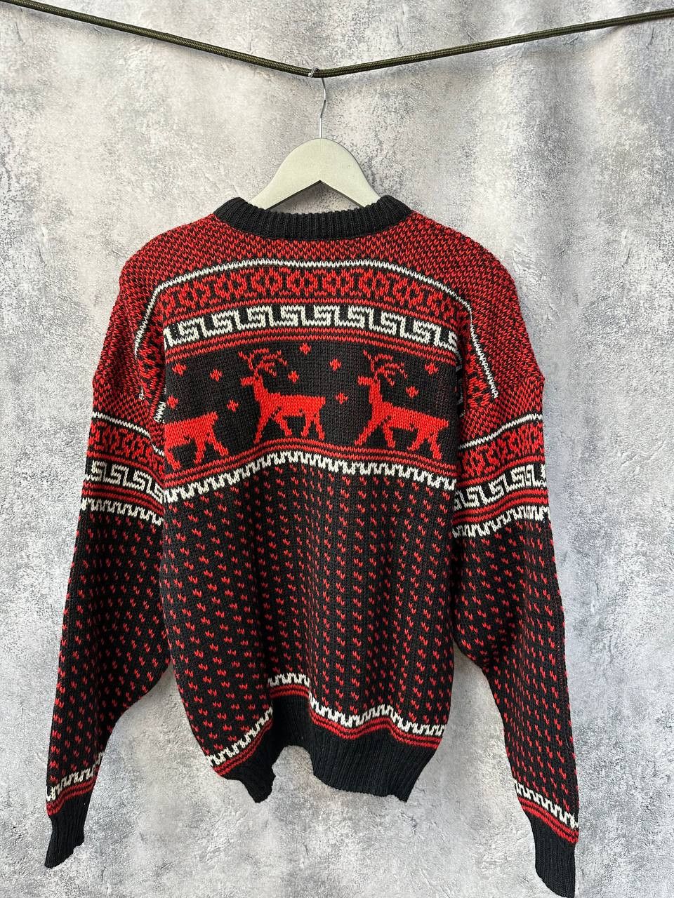 Other Kaare Gjose Wool Knit Sweater Reindeer Norway Crew Neck Size US XL / EU 56 / 4 - 3 Thumbnail