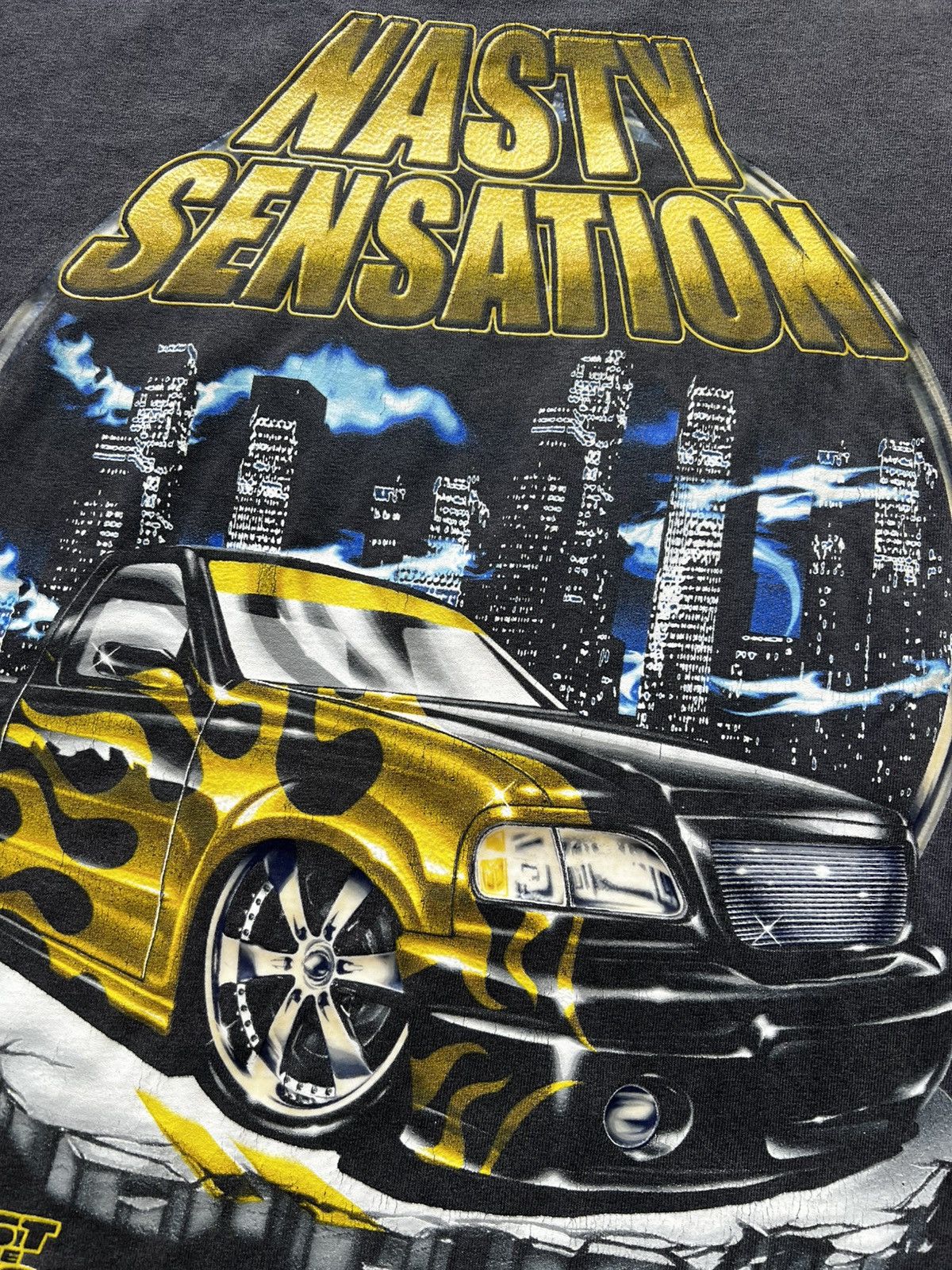 Vintage ‘00s The Fast and The Furious Nasty Sensation Car Tee Shirt Size US L / EU 52-54 / 3 - 7 Thumbnail