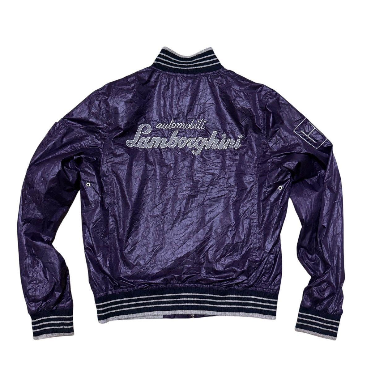 Hydrogen Lamborghini Big Logo Bomber Jacket