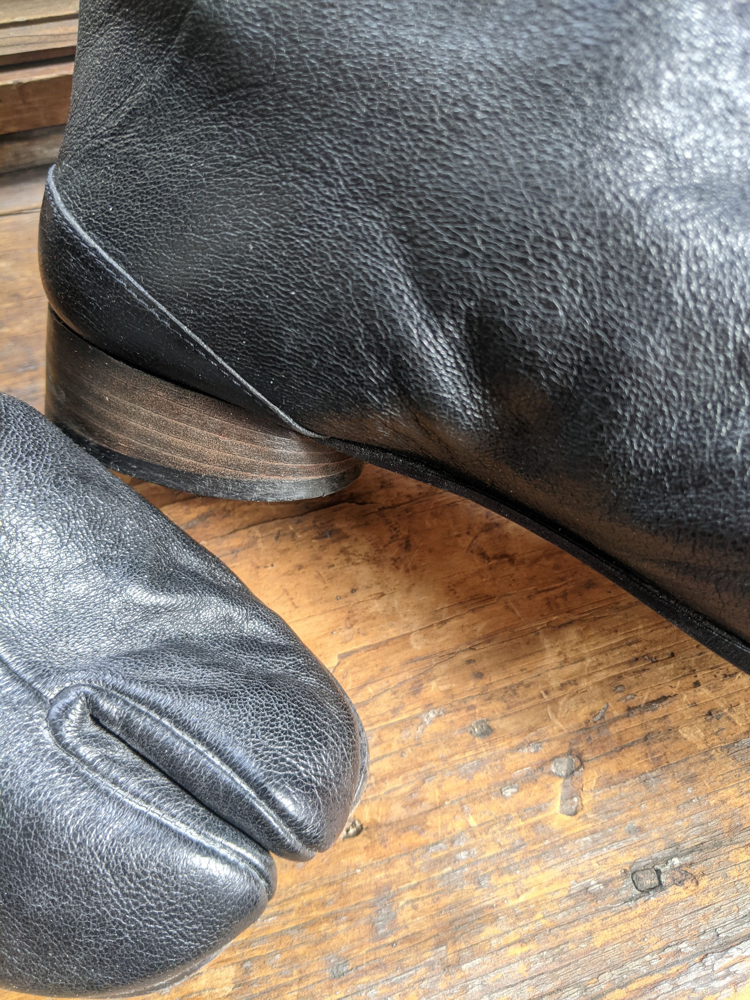 Maison Margiela Knee High Margiela TABI Black Boots Size US 9 / IT 39 - 9 Thumbnail