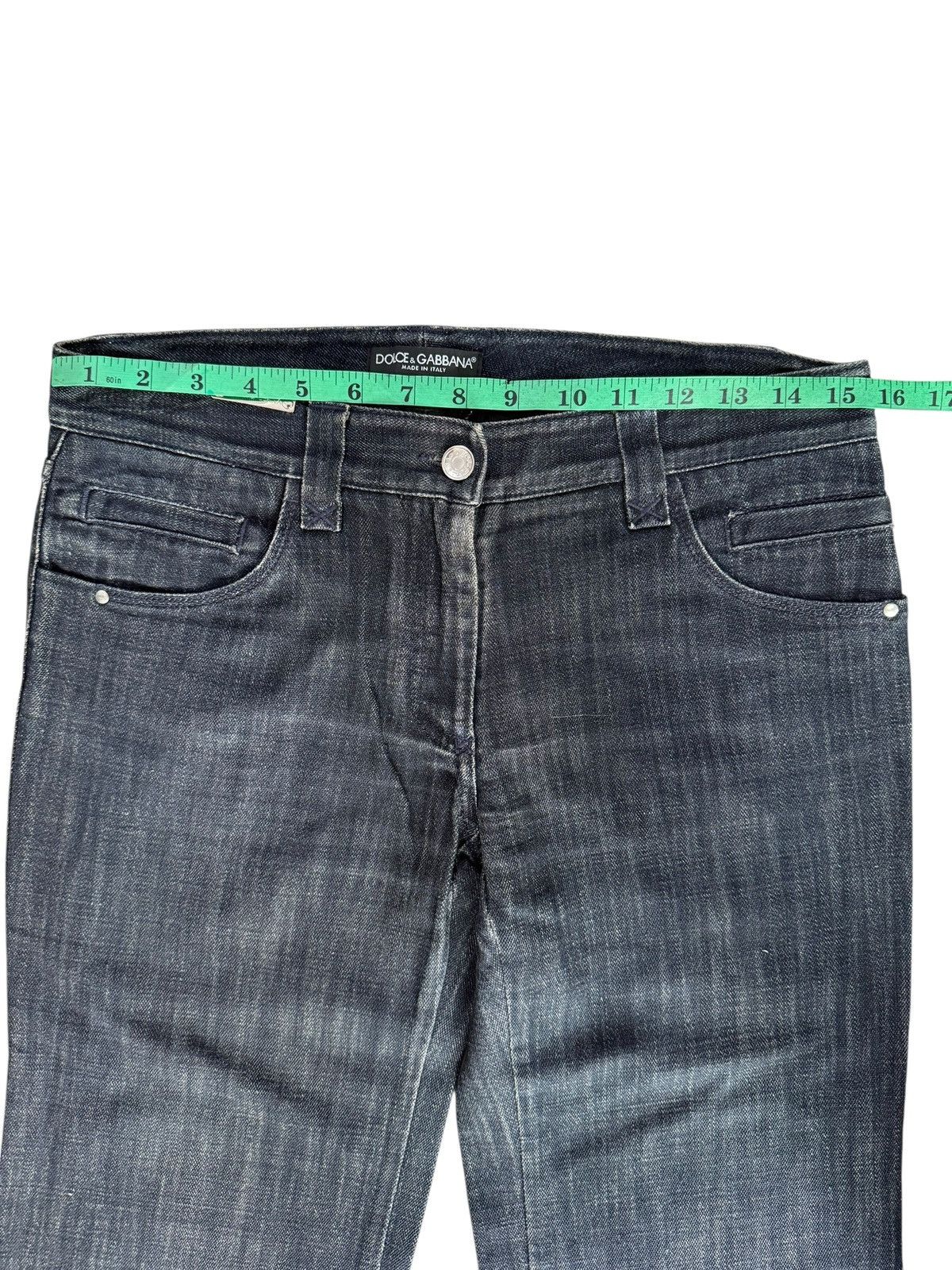 Dolce & Gabbana Dolce & Gabbana Flared Nice Design Denim Jeans Size US 30 / EU 46 - 9 Thumbnail
