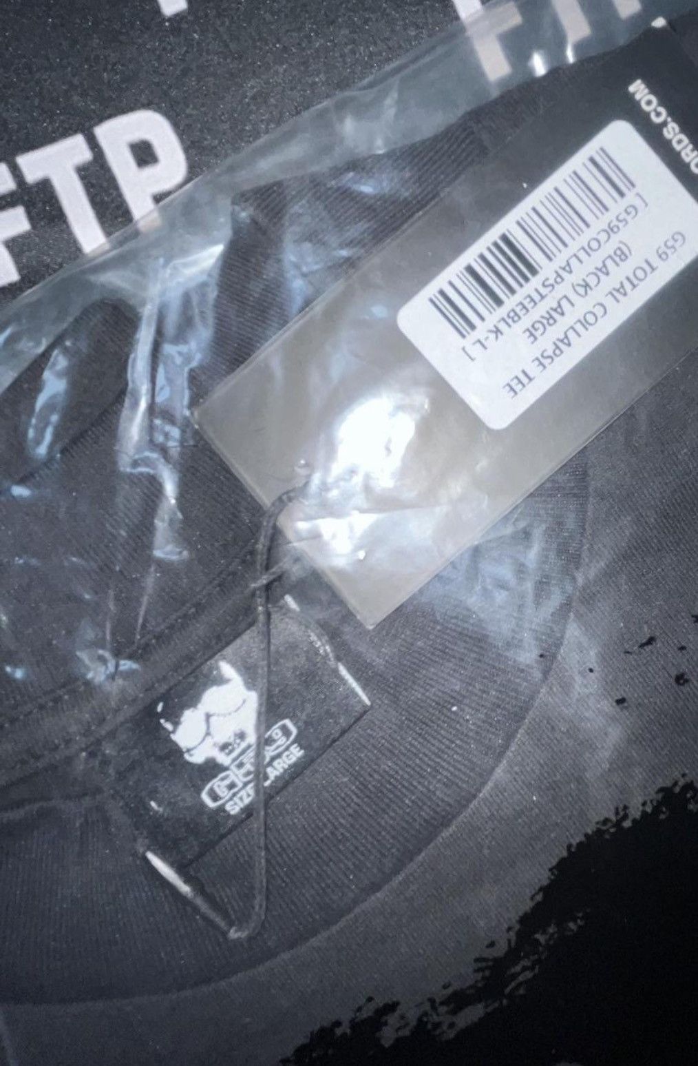 G59 Records G59 TOTAL COLLAPSE TEE (BLACK) Size US L / EU 52-54 / 3 - 2 Thumbnail