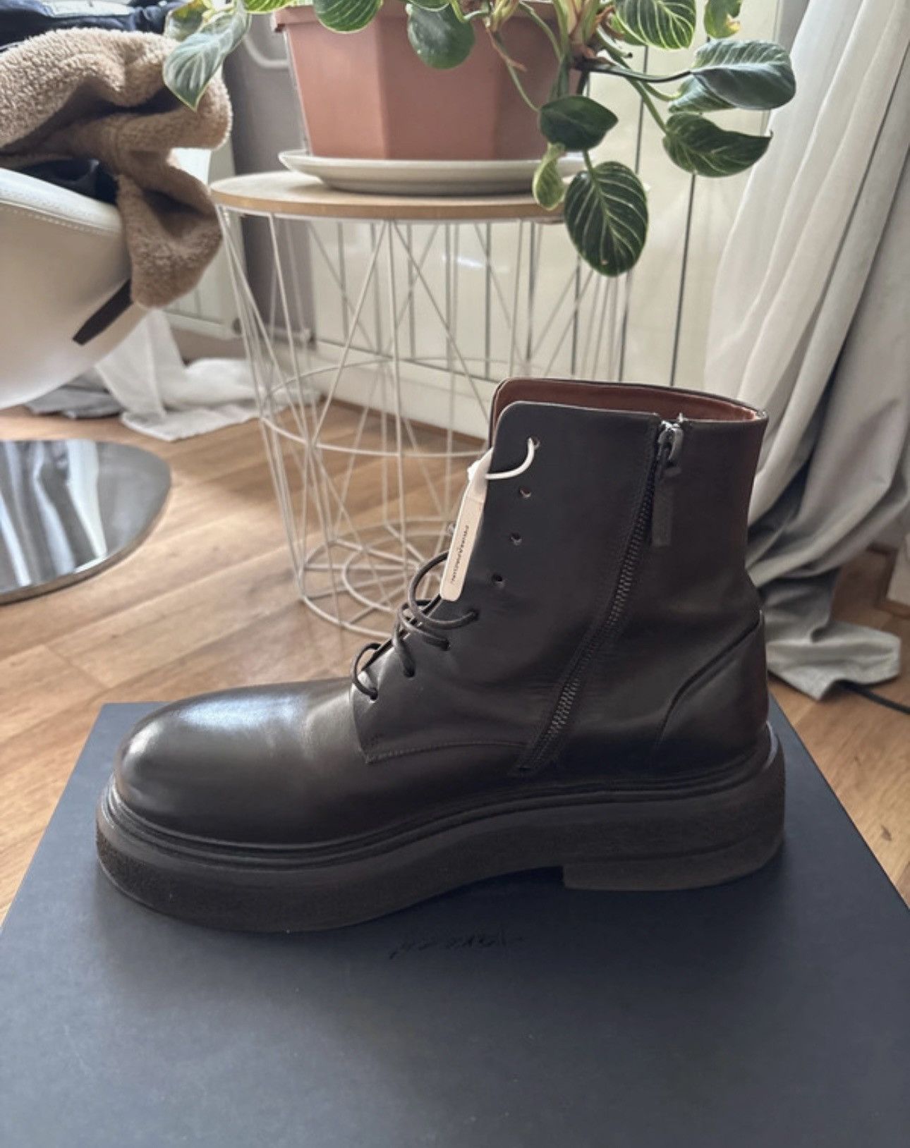 Marsell Marsell Side Zip Leather Combat Boots Size US 10 / EU 43 - 2 Thumbnail