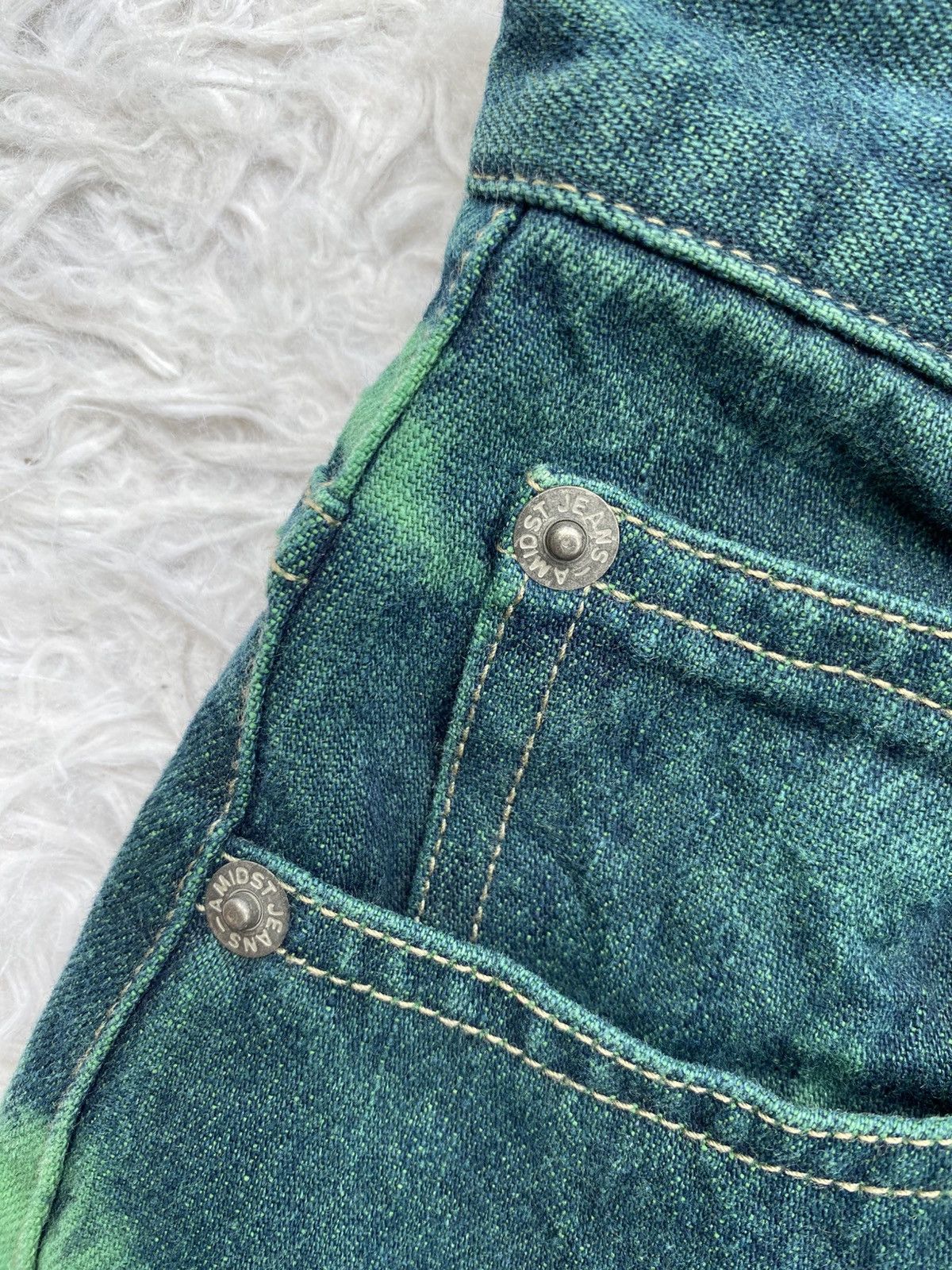 Japanese Brand Vintage 90s Japanese Brand Tie Dye Flash Jeans Pants Size US 27 - 12 Thumbnail