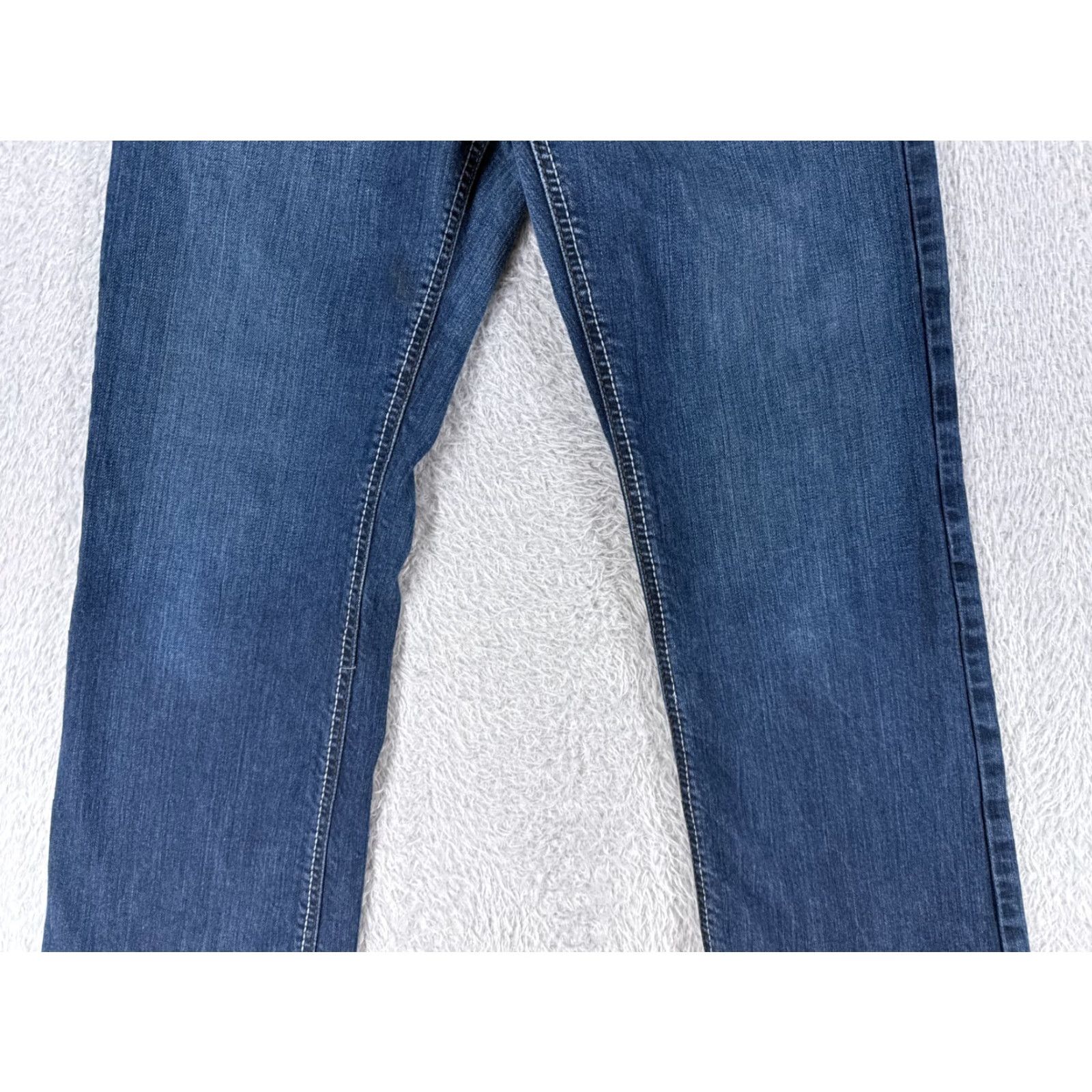 Vintage Cruel Girl Jeans Womens Bootcut Denim Blue 27x28 5-Pocket Embroidered Stretch Regular Inseam 28 Closure Zip Size 27" / US 4 / IT 40 - 3 Thumbnail