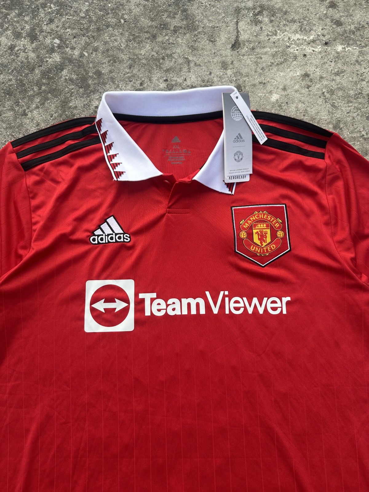Adidas Adidas Manchester United soccer jersey Streetwear 22/23 2XL Size US XXL / EU 58 / 5 - 2 Thumbnail