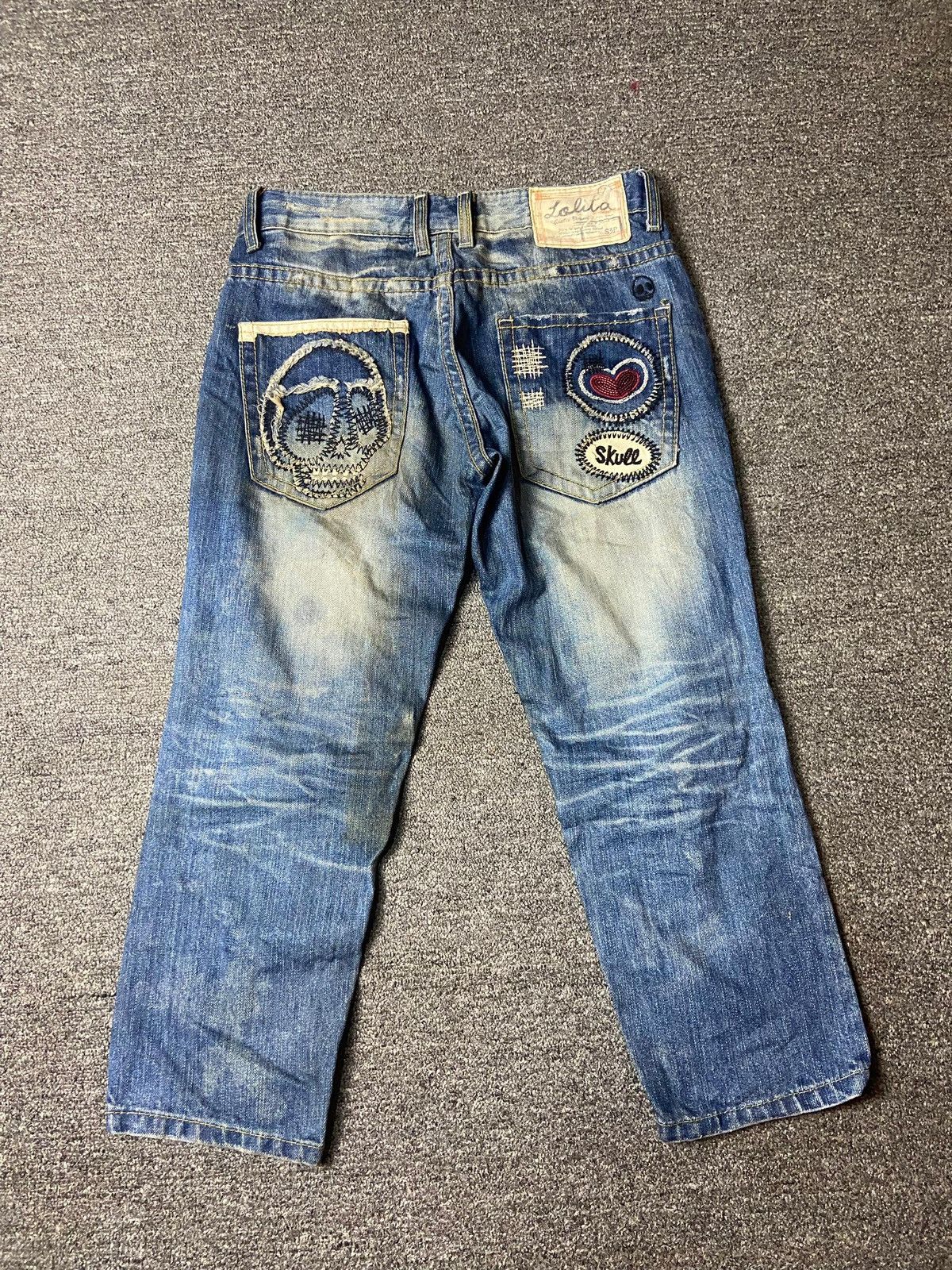 Japanese Brand Vintage Lolita Jeans Light Wash Denim (151) Size US 30 / EU 46 - 3 Thumbnail