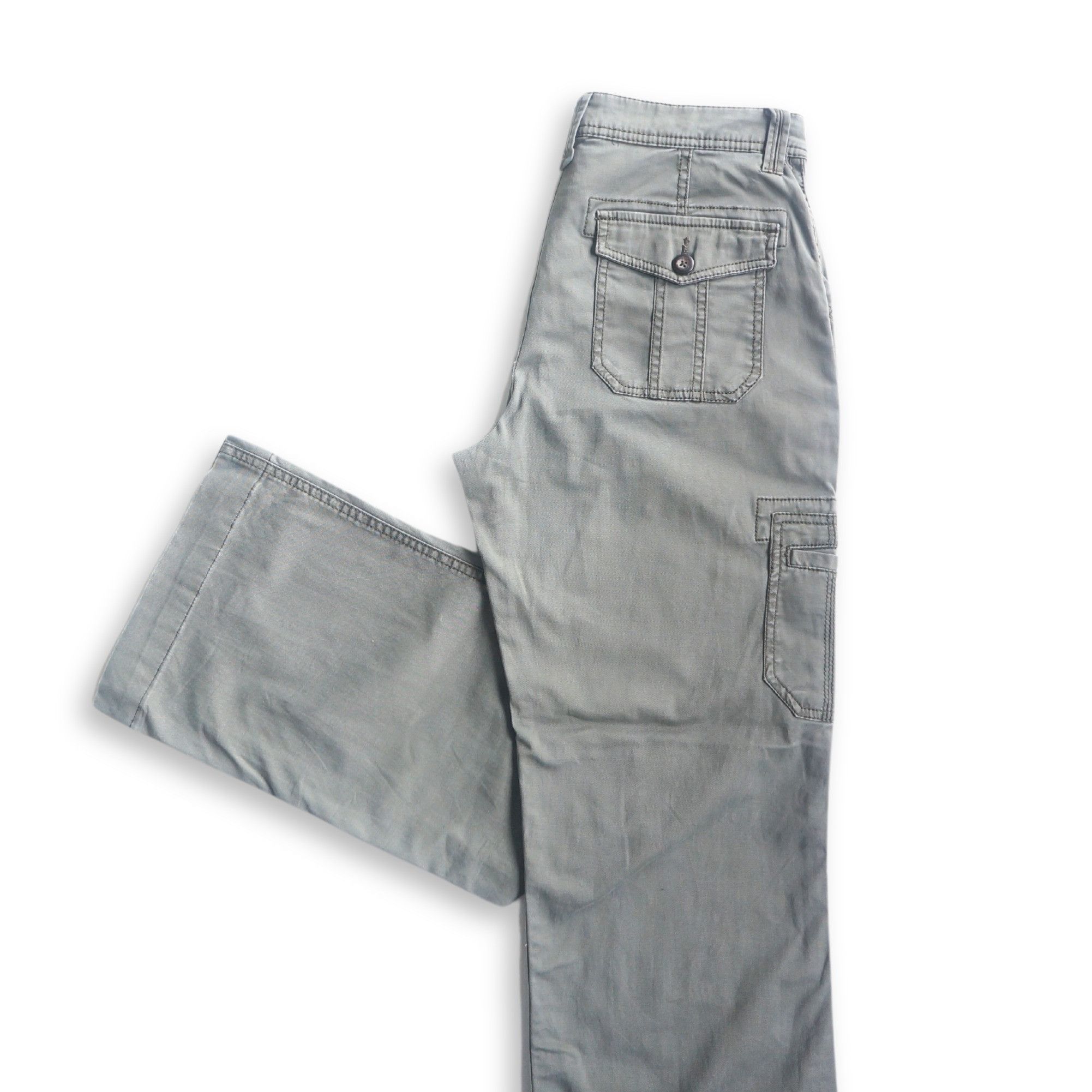Merona MERONA Flared Stretch Cargo Pants Size 28" / US 6 / IT 42 - 4 Thumbnail