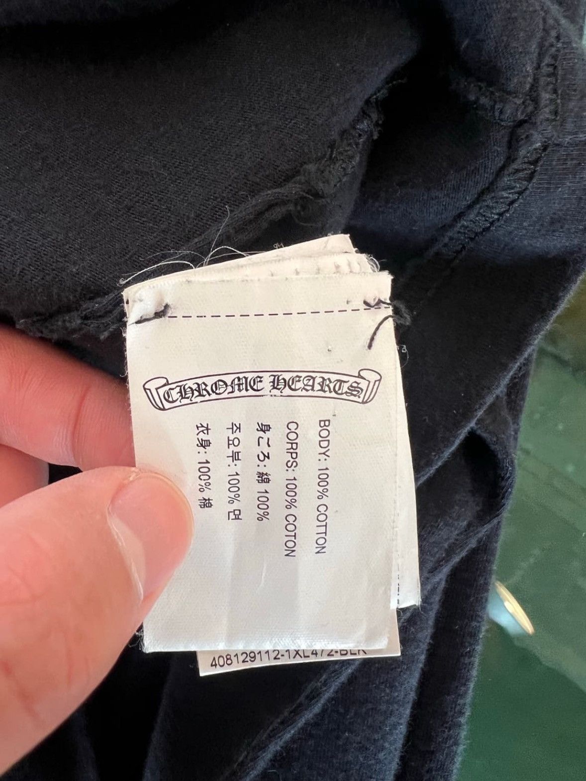 Chrome Hearts Cross Longsleeve Size US XL / EU 56 / 4 - 4 Thumbnail