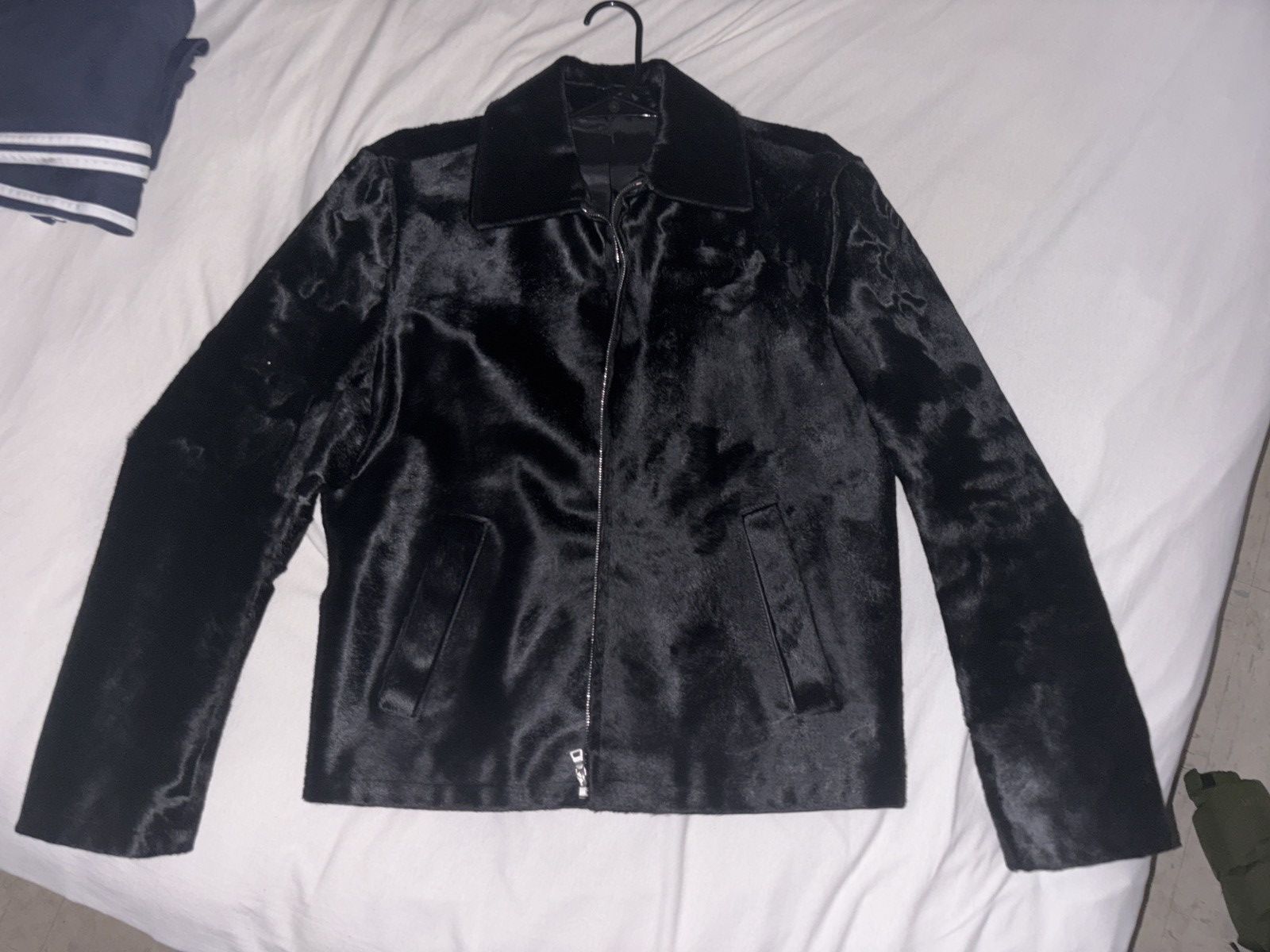 Prada Prada Vintage Black Horsehair Pocketed Jacket Size US M / EU 48-50 / 2 - 1 Thumbnail
