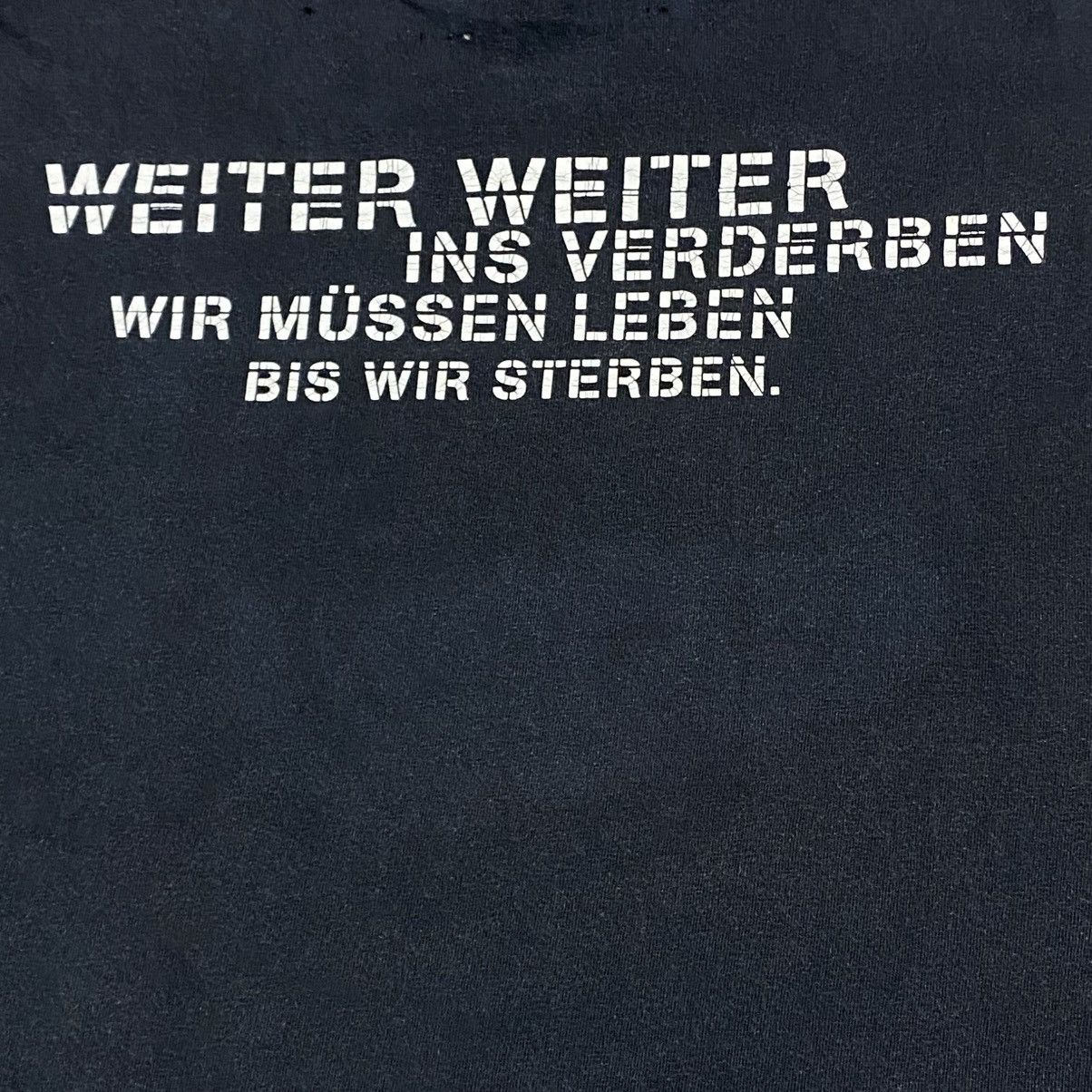Band Tees × Vintage Distressed altered metal band rammstein vintage Y2K Size US S / EU 44-46 / 1 - 5 Thumbnail