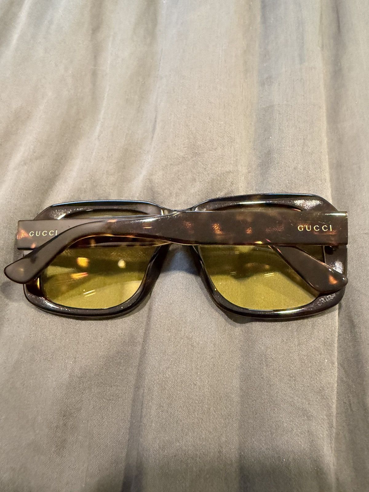 Gucci GUCCI YELLOW LENS SUNGLASSES Size ONE SIZE - 2 Thumbnail