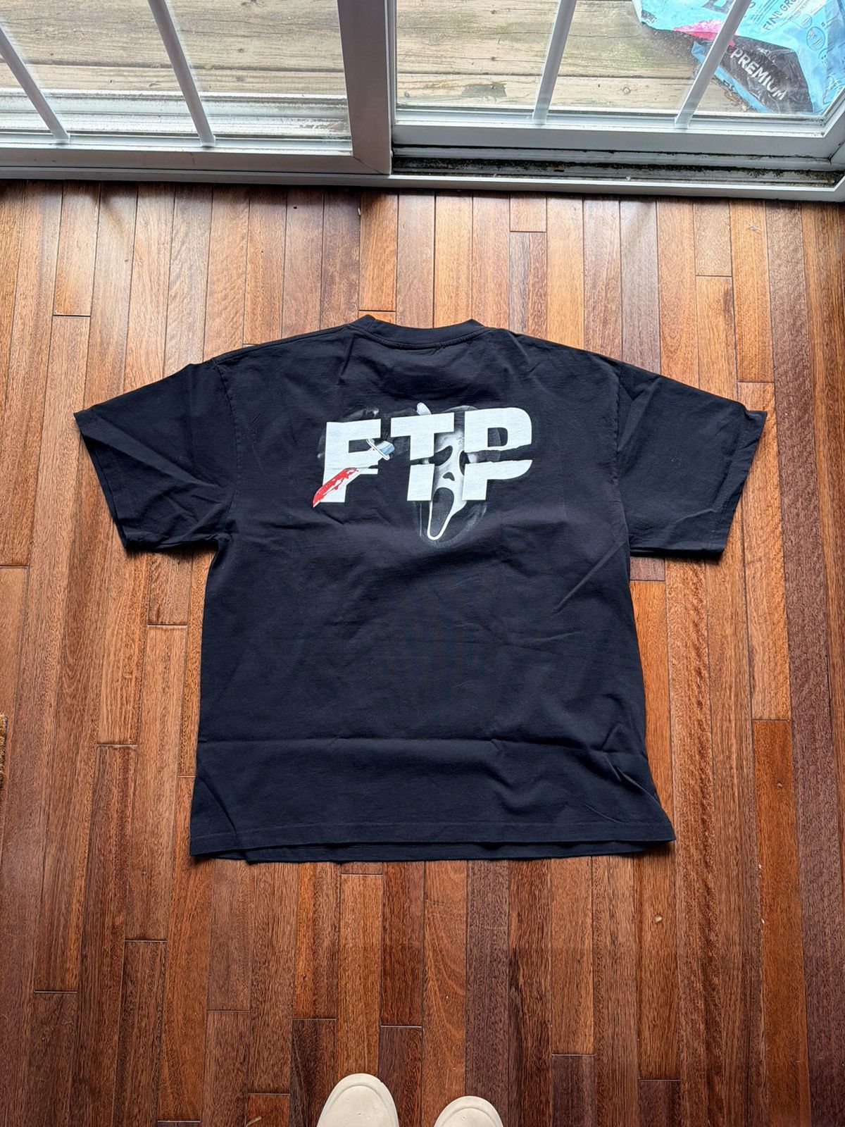 Fuck The Population FTP FUCK THE POPULATION GHOSTFACE LOGO TEE - XL - BLACK Size US XL / EU 56 / 4 - 4 Thumbnail