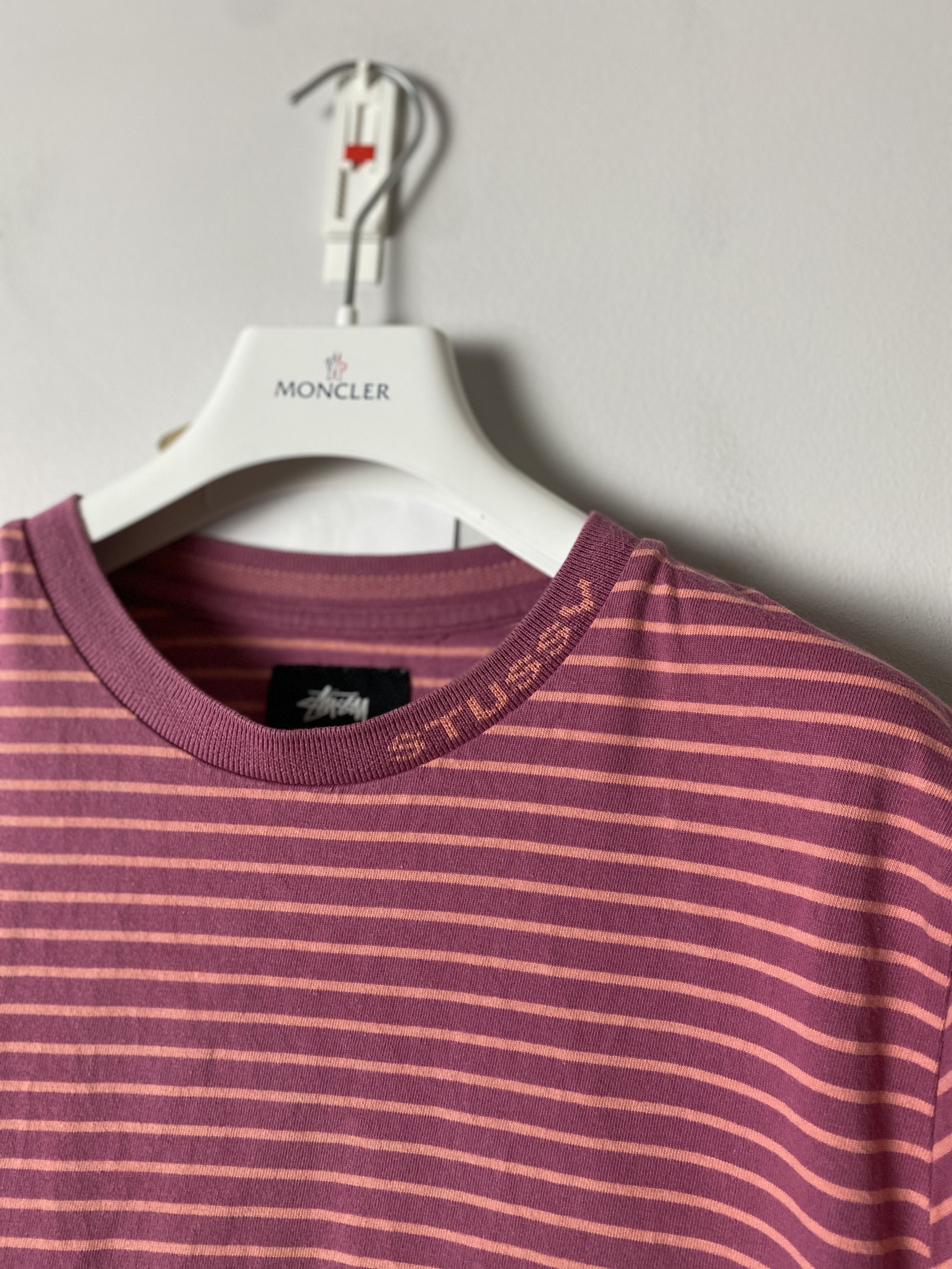 Stussy Stussy striped t-shirt tee skate rap hip hop Size US S / EU 44-46 / 1 - 2 Thumbnail