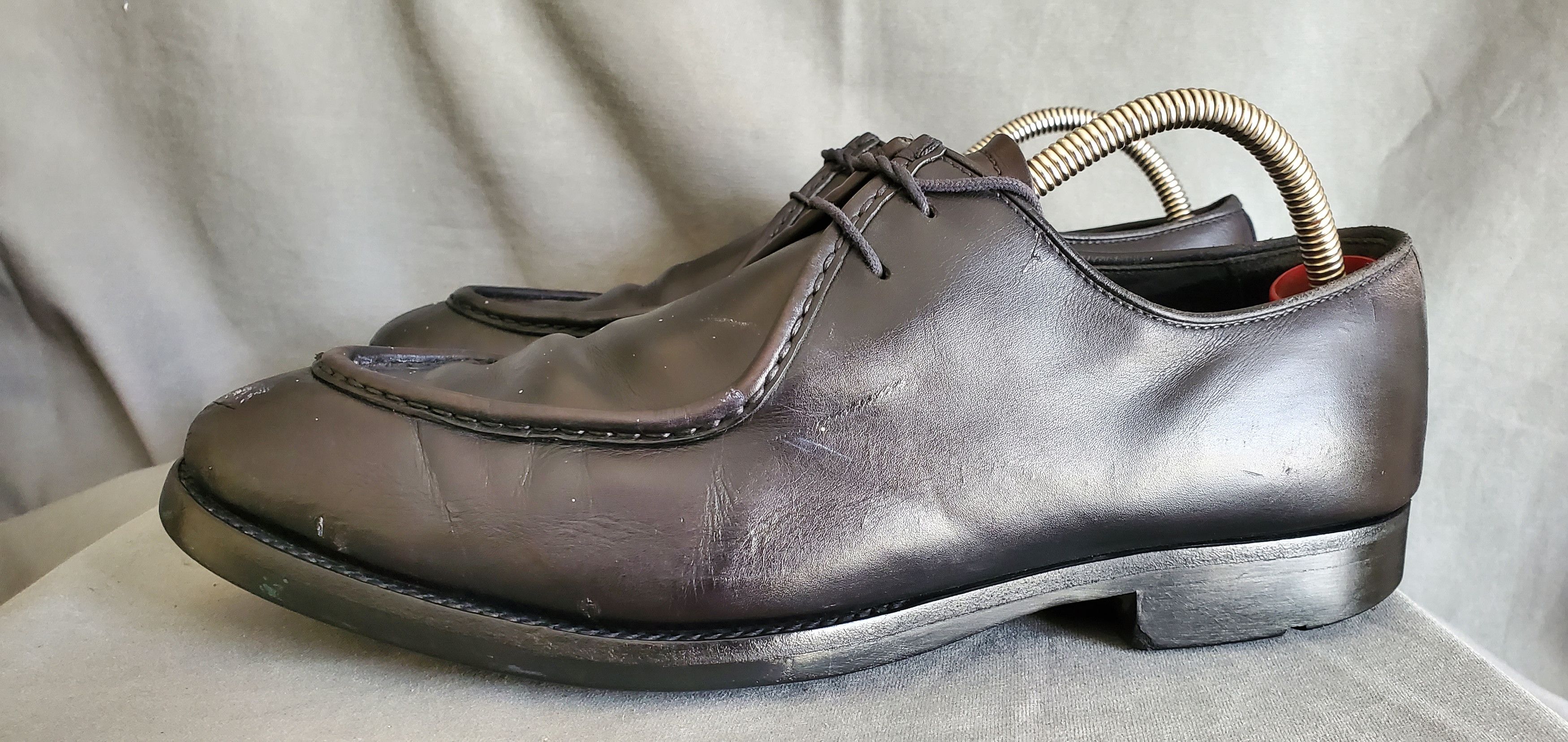 Prada Prada Lace Up Leather Shoes Size US 9 / EU 42 - 1 Thumbnail