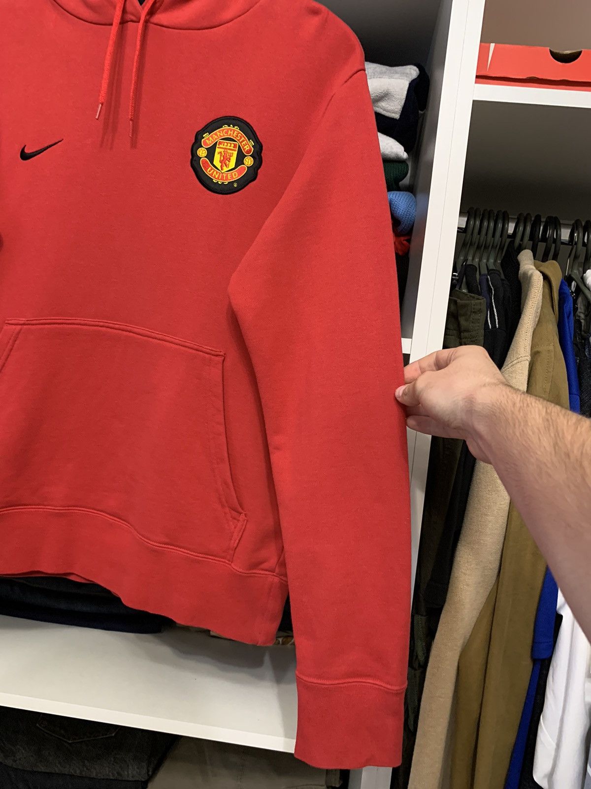 Vintage Vintage Nike Manchester United Hoodie Size US S / EU 44-46 / 1 - 16 Thumbnail