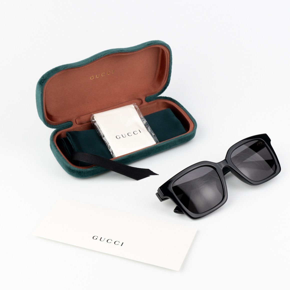 Gucci NEW Gucci GG1582SK 001 Unisex Square Sunglasses GG 1582SK Size ONE SIZE - 9 Thumbnail