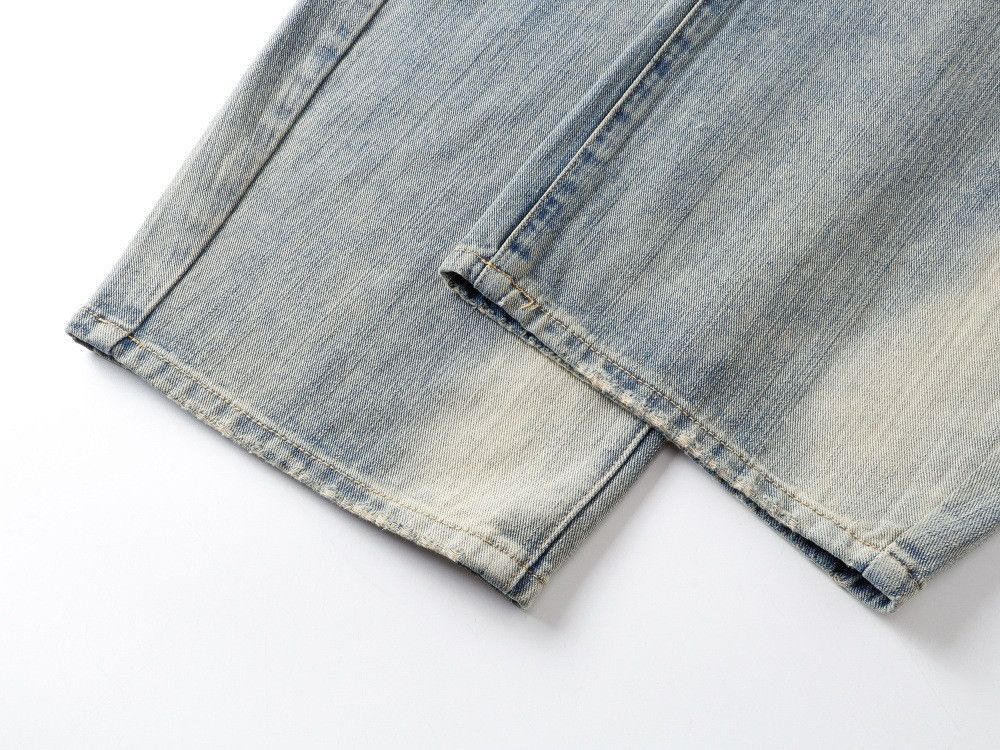 Vintage Men's retro punk gradient washed distressed scimitar jeans Size US 32 / EU 48 - 5 Thumbnail