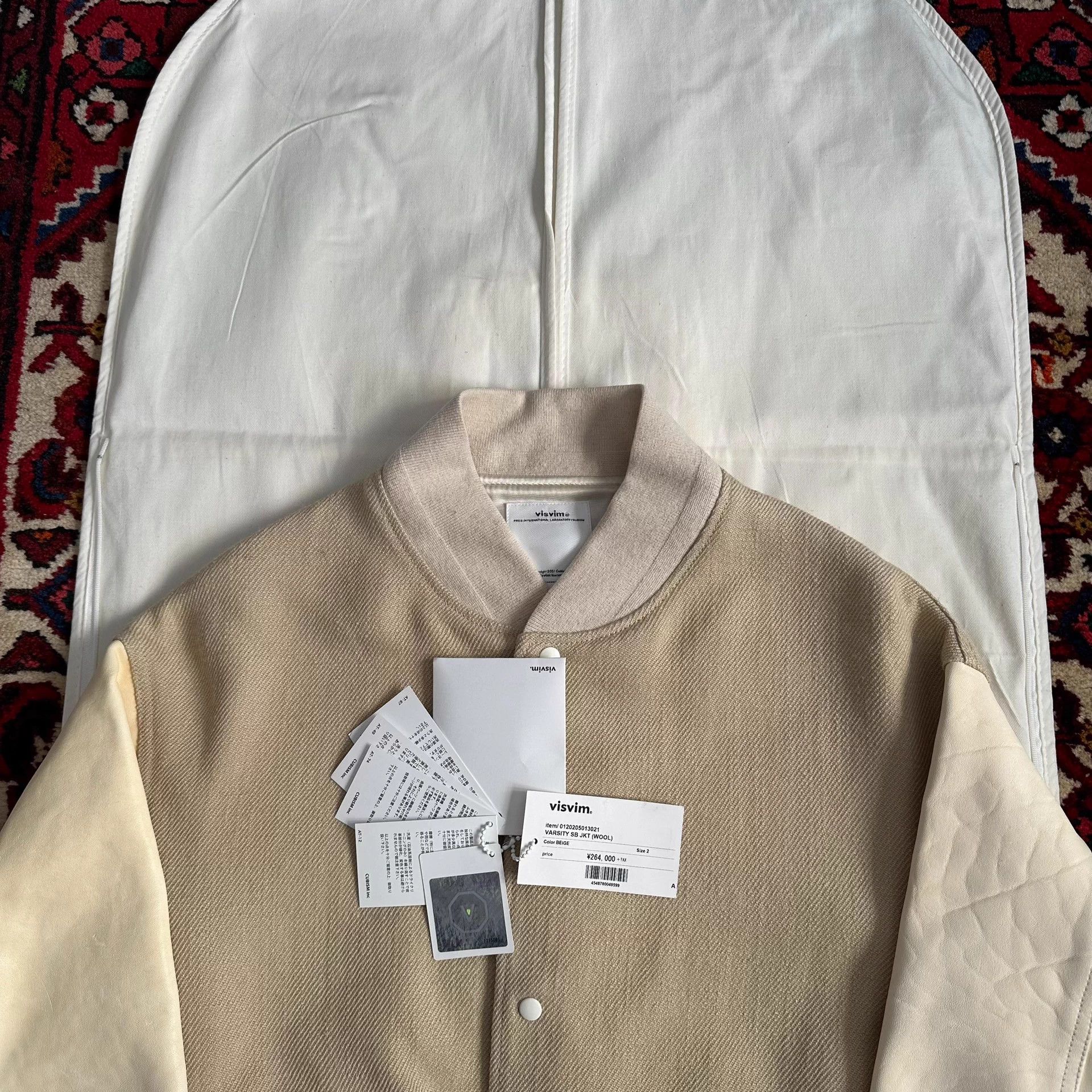Visvim VISVIM 20AW VARSITY SB JKT Jacket Size 2 Size US M / EU 48-50 / 2 - 4 Thumbnail