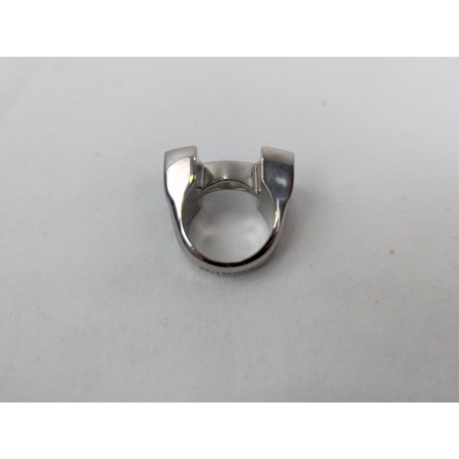 Balenciaga × Under Armour o1rshd1 Size: 62 / Recycled Brass Signature Ring in Silver Size ONE SIZE - 7 Thumbnail
