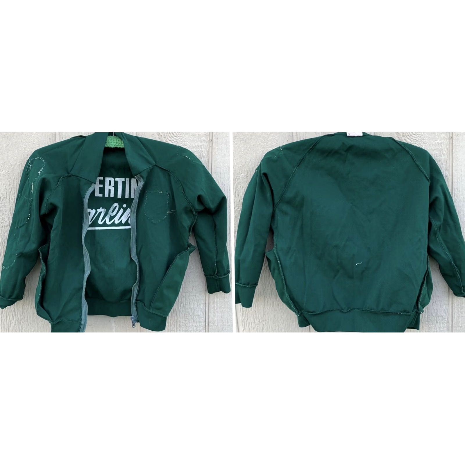 Vintage VINTAGE Broderick USA Yearlings track jacket Women M Green USA Patch Full Zip Size M / US 6-8 / IT 42-44 - 6 Thumbnail