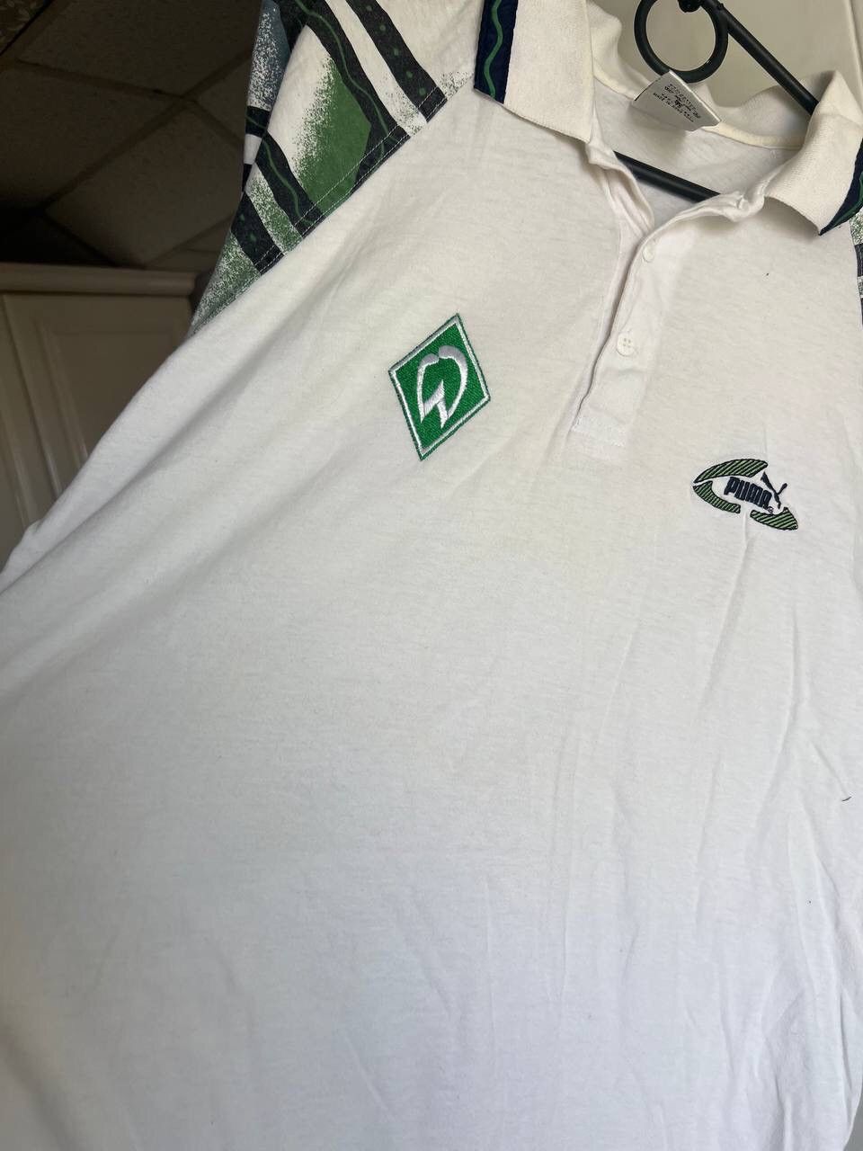 Puma × Vintage Vintage Jersey Puma SV Werder Bremen Polo Shirt 1990's Size US L / EU 52-54 / 3 - 7 Thumbnail