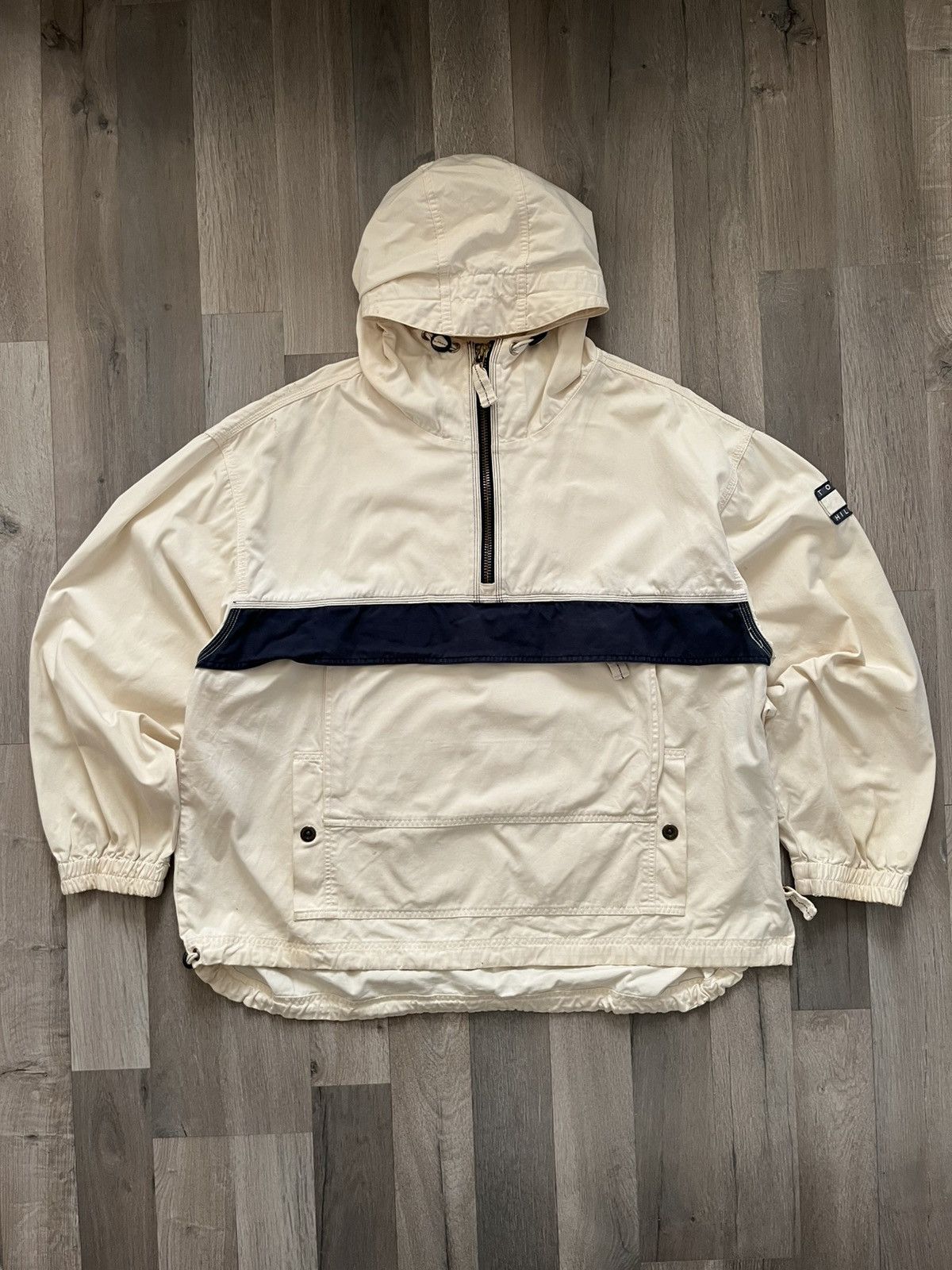 Tommy Hilfiger Vintage Tommy Hilfiger Smock 1/2 Jacket Size US XXL / EU 58 / 5 - 1 Thumbnail