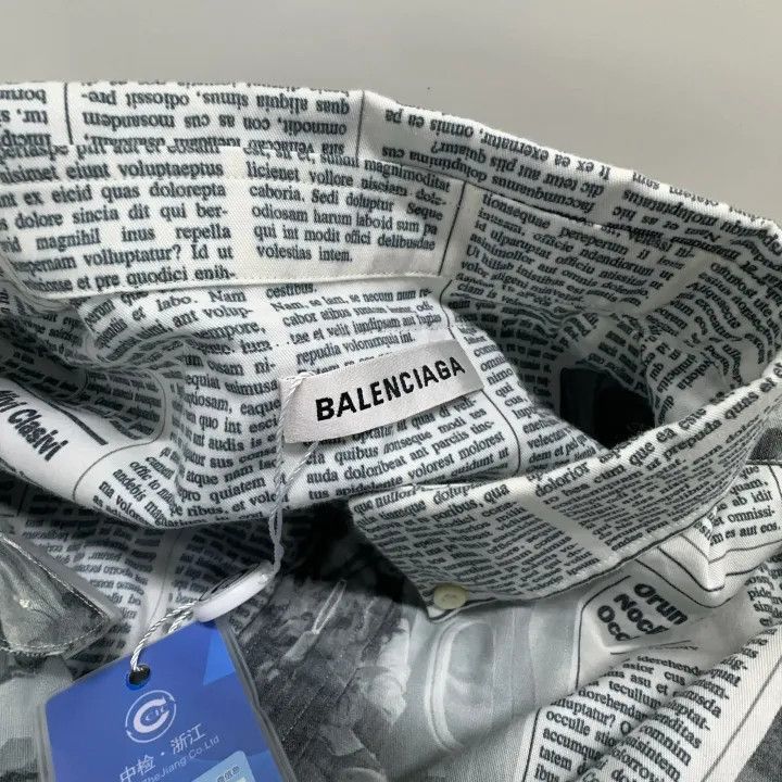 Balenciaga Balenciaga Casual Long Sleeve Shirt with Tee 0079-2507 Size US S / EU 44-46 / 1 - 5 Thumbnail