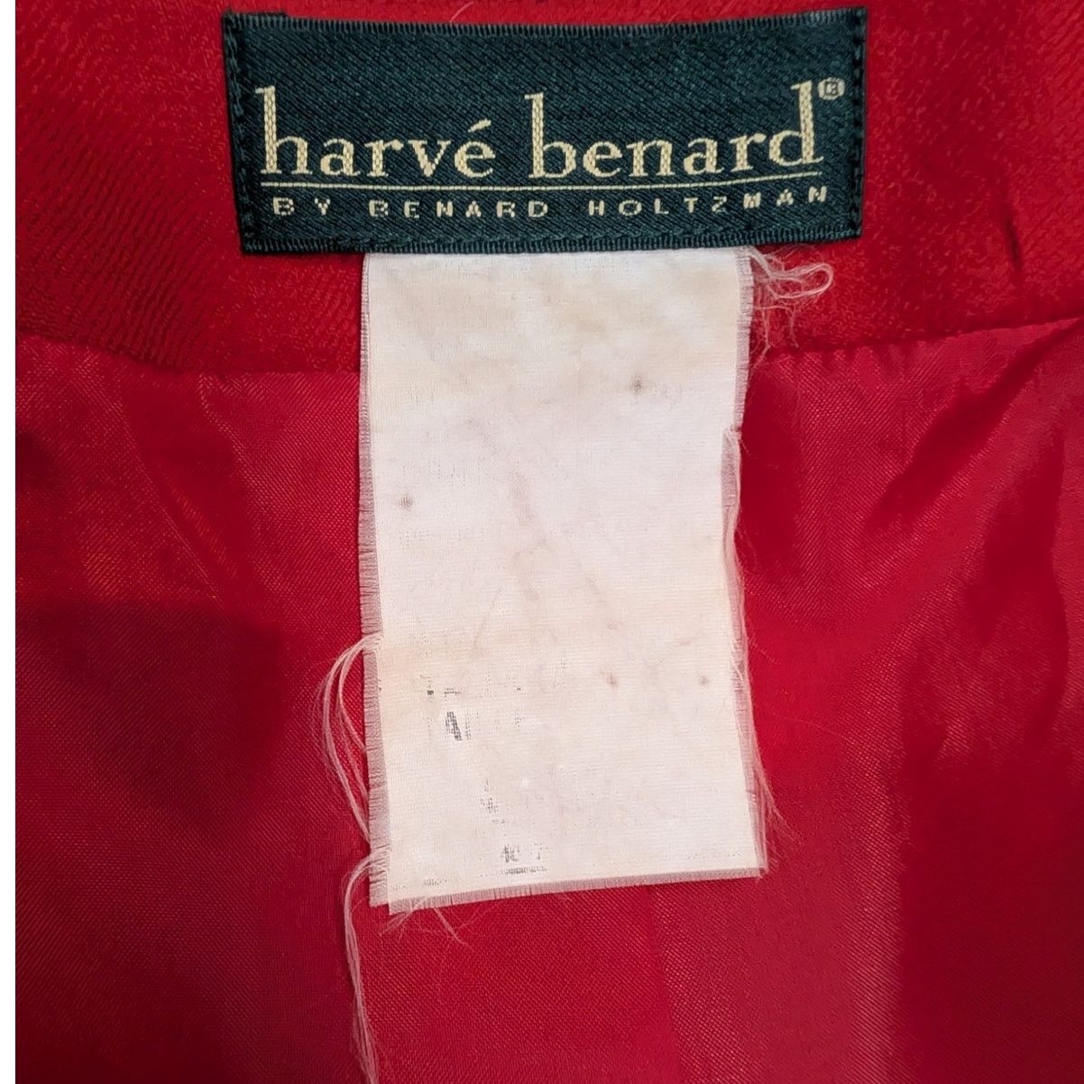 Harve Benard Vintage Harve Bernard by Bernard Holtzman Wool Overcoat Red Size XS / US 0-2 / IT 36-38 - 4 Thumbnail