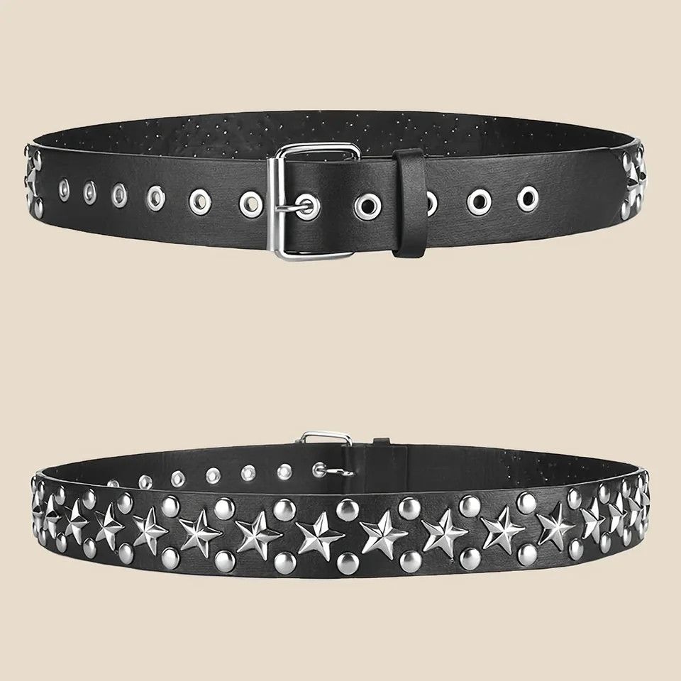 Japanese Brand Star riveted belt Size ONE SIZE - 3 Thumbnail
