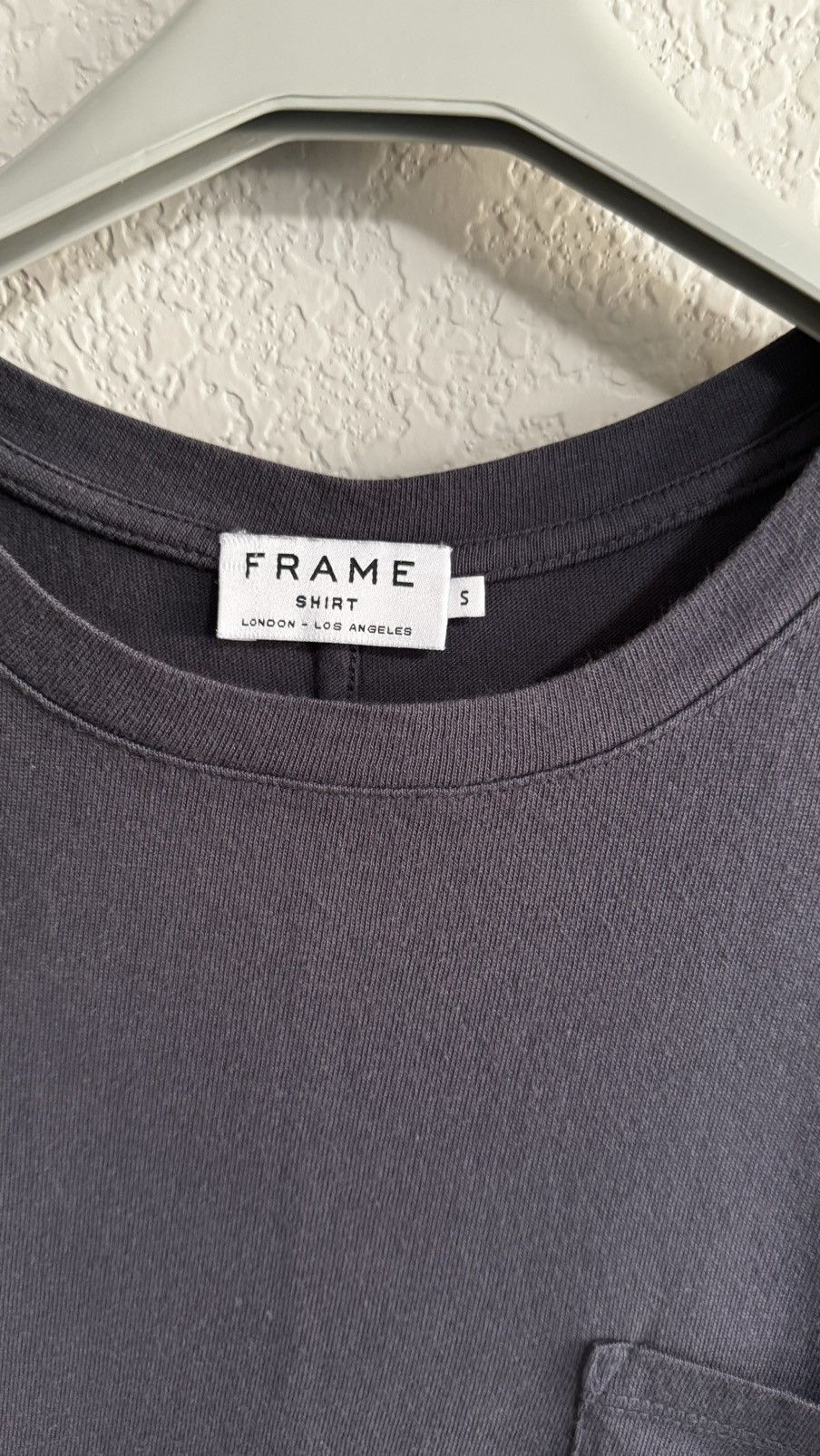 Frame Frame Supima Cotton Dark Grey Tee Shirt Small Size S / US 4 / IT 40 - 3 Thumbnail