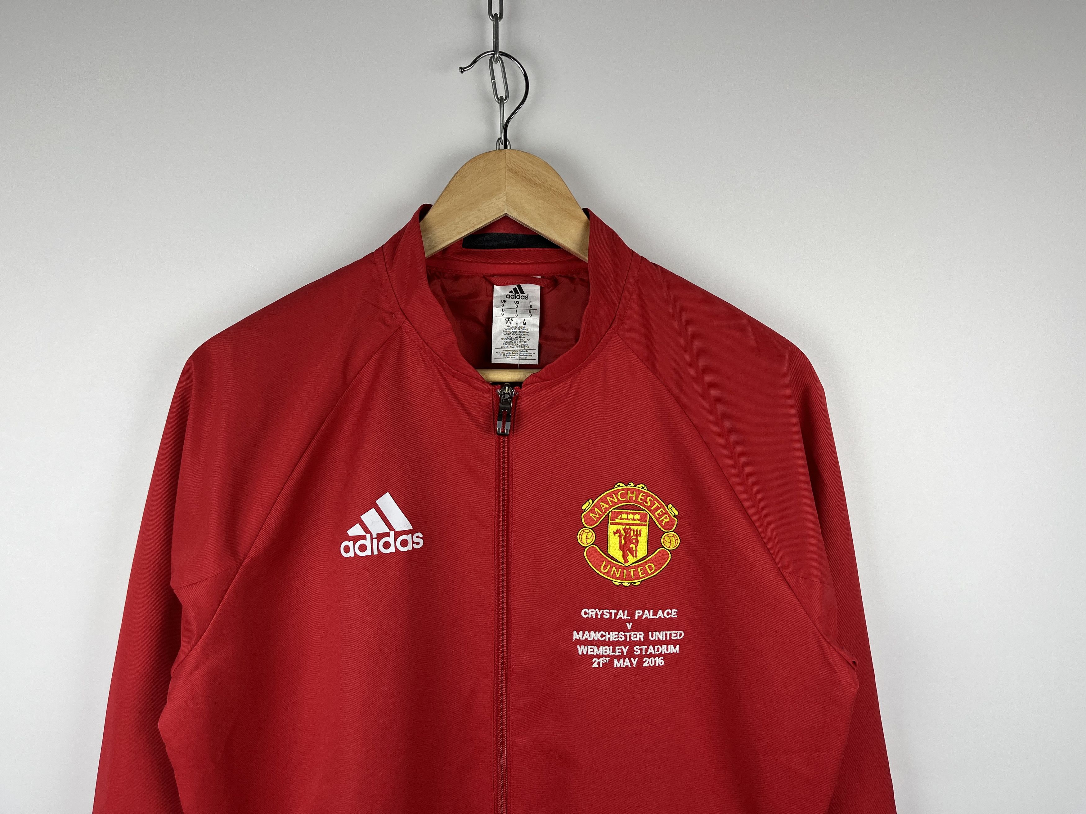 Adidas Adidas Manchester United FC Anthem Track Jacket Soccer Size US S / EU 44-46 / 1 - 3 Thumbnail