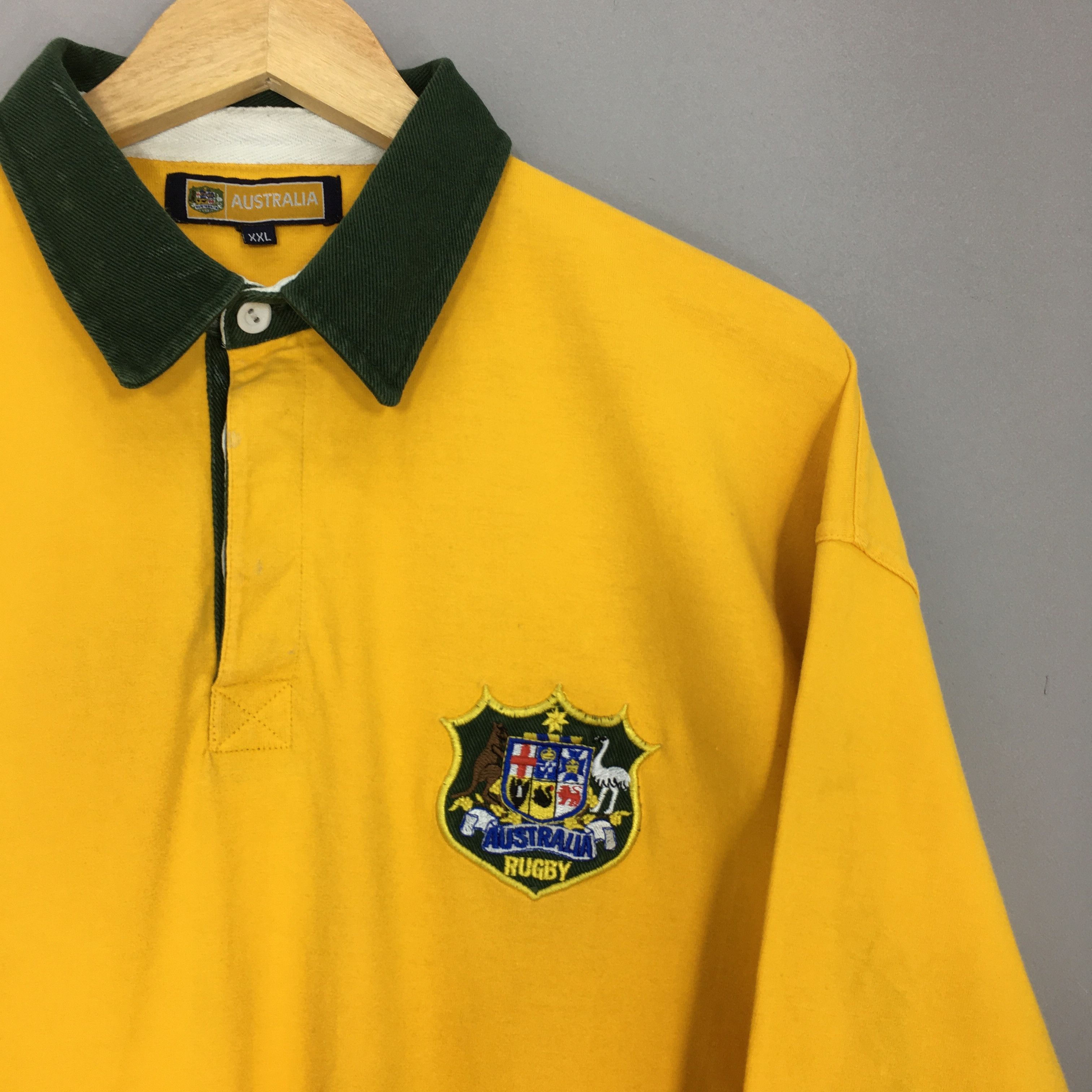 The Australian Outback Collection Vintage Wallabies Australia Union Rugby Shirt XXLarge Size US XXL / EU 58 / 5 - 2 Thumbnail
