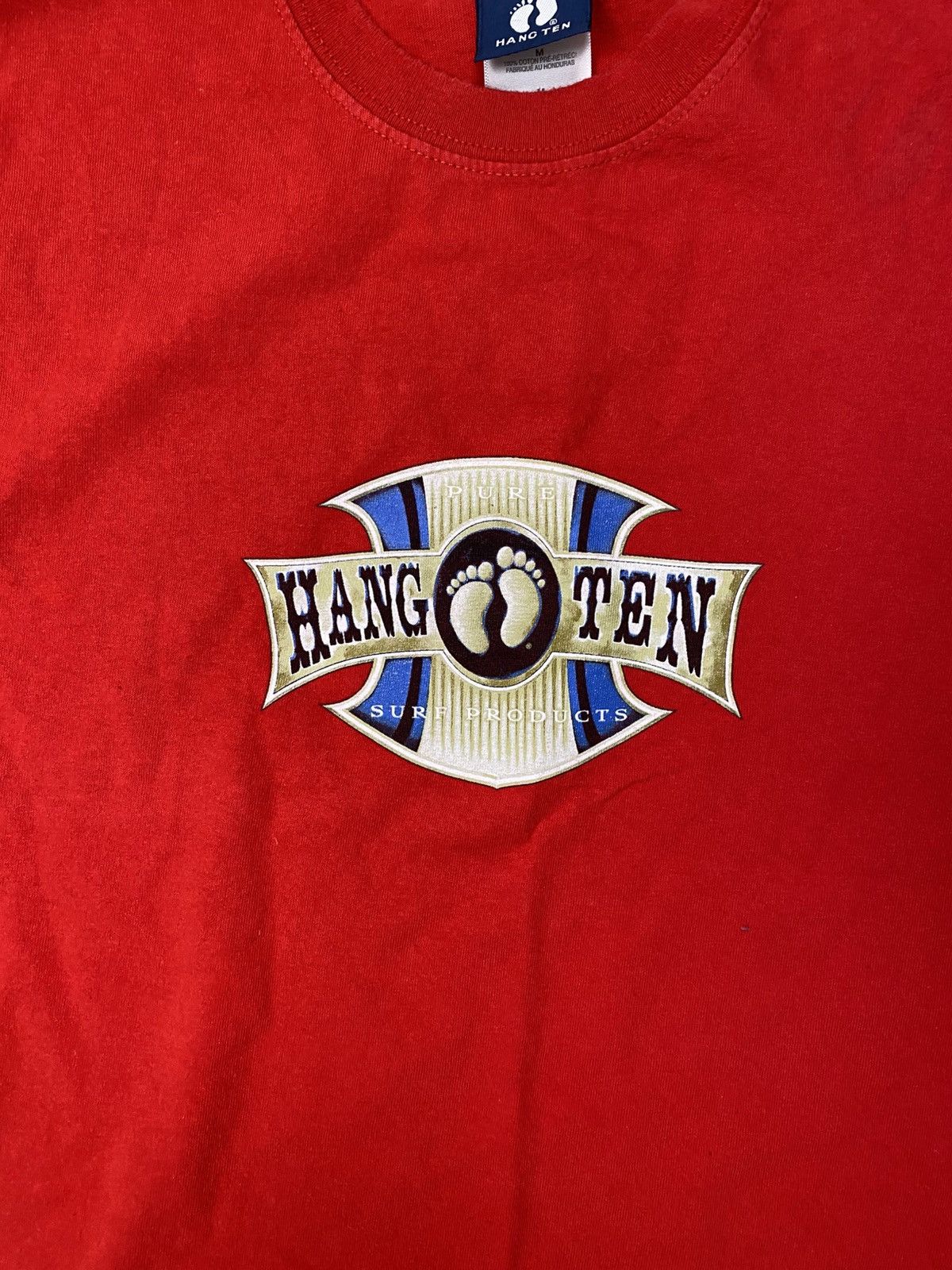 Hang Ten × Vintage Cropped red vintage tee by Hang Ten Size US M / EU 48-50 / 2 - 4 Thumbnail