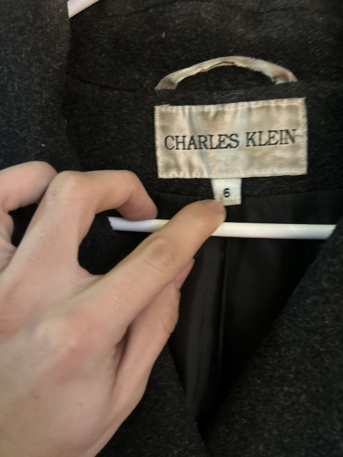 Vintage Vintage Wool Charles Klein Coat Size US L / EU 52-54 / 3 - 3 Thumbnail