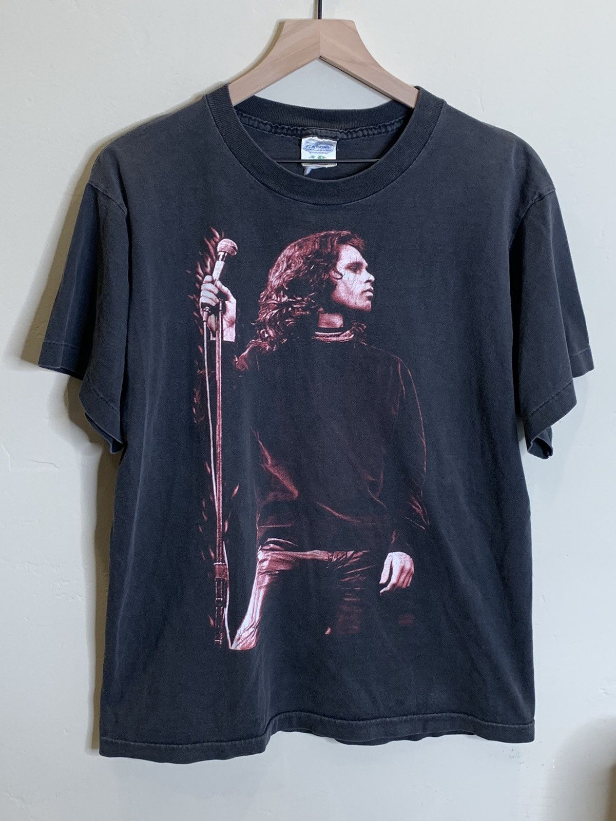 Band Tees × Vintage RARE Vintage 1994 Jim Morrison The Doors Light My Fire Shirt Size US L / EU 52-54 / 3 - 1 Thumbnail