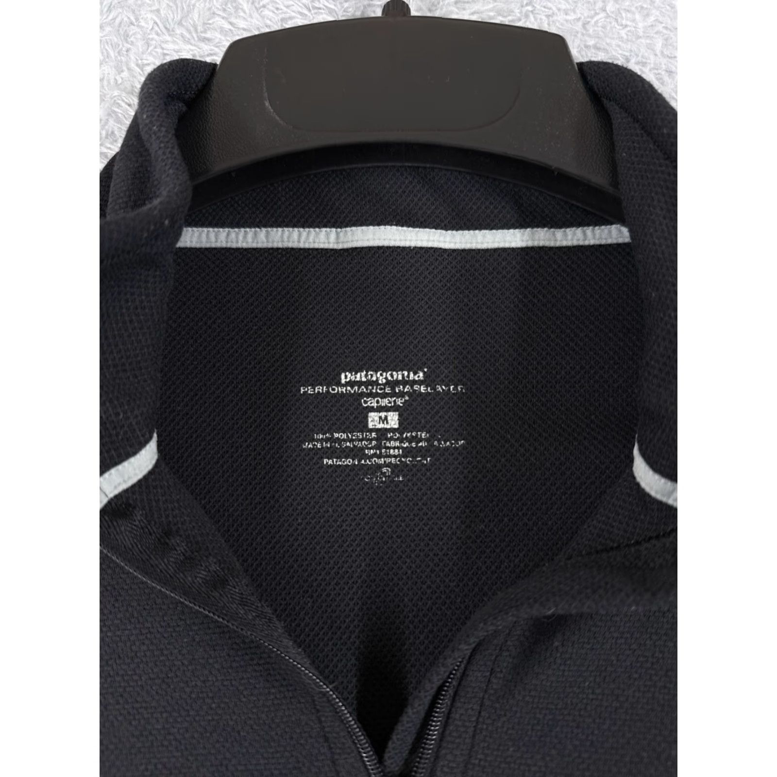 Patagonia Patagonia Sweater Women M Black Capilene 3 Zip Mock Neck 1/4 Zip Pullover Size M / US 6-8 / IT 42-44 - 6 Thumbnail