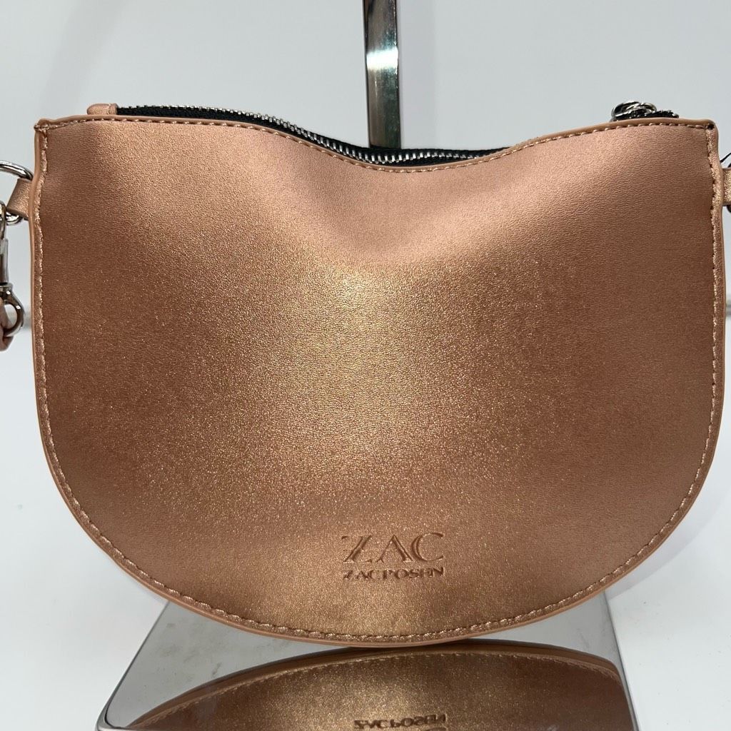 Zac Posen Zac Posen for Bloomingdale's Celia Rose Gold faux leather Cr Size ONE SIZE - 2 Thumbnail