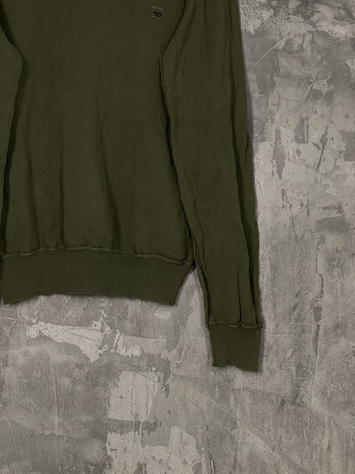 Diesel × Japanese Brand Diesel Vintage Archival Japanese Style Army Reverse Sweater Size L / US 10 / IT 46 - 6 Thumbnail