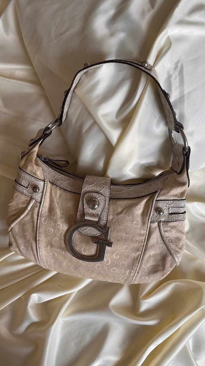 Guess Vintage rare Guess beige shoulder bag Size ONE SIZE - 1 Thumbnail